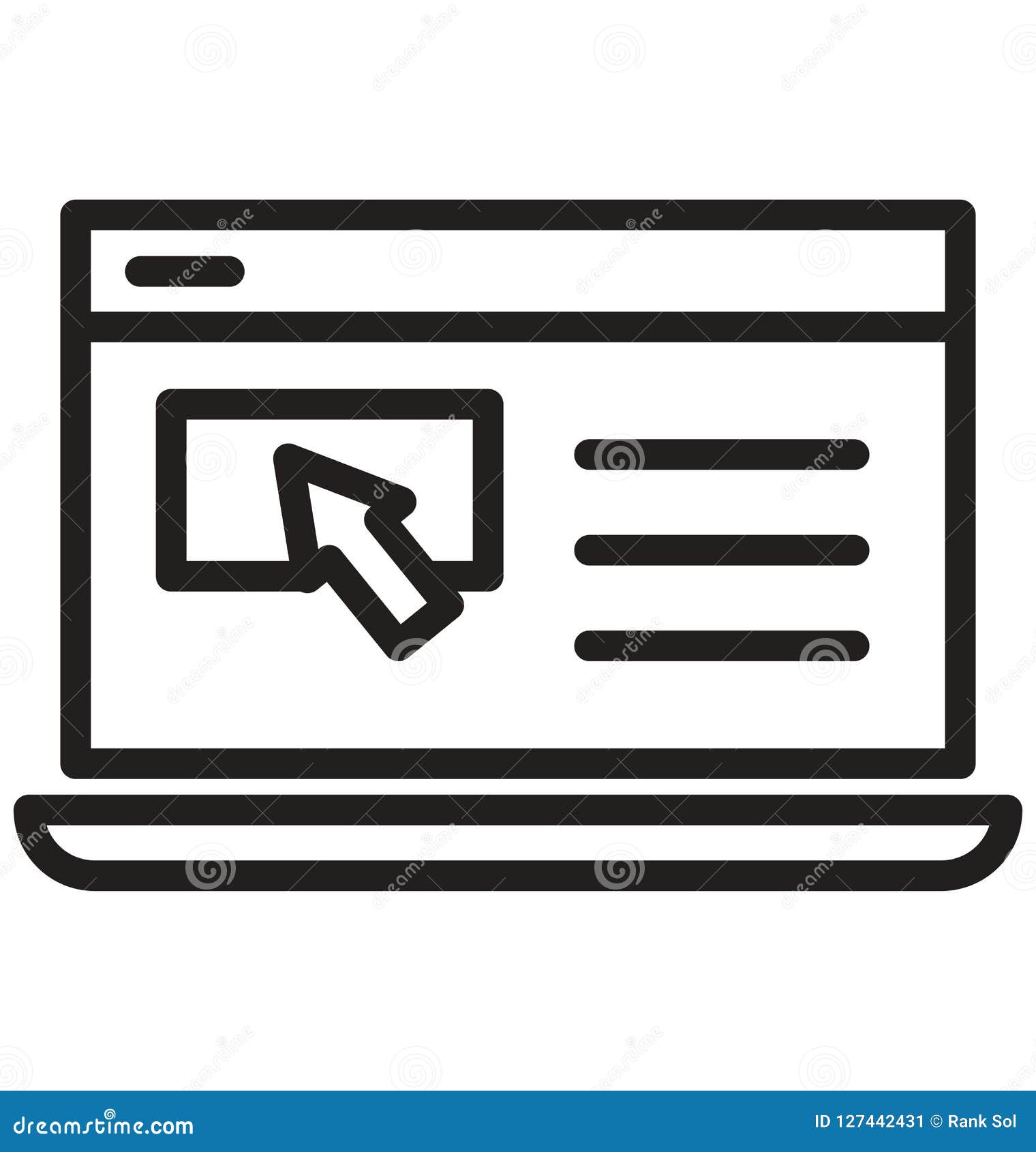 click, profile, laptop icon  icon can be easily modified and edit