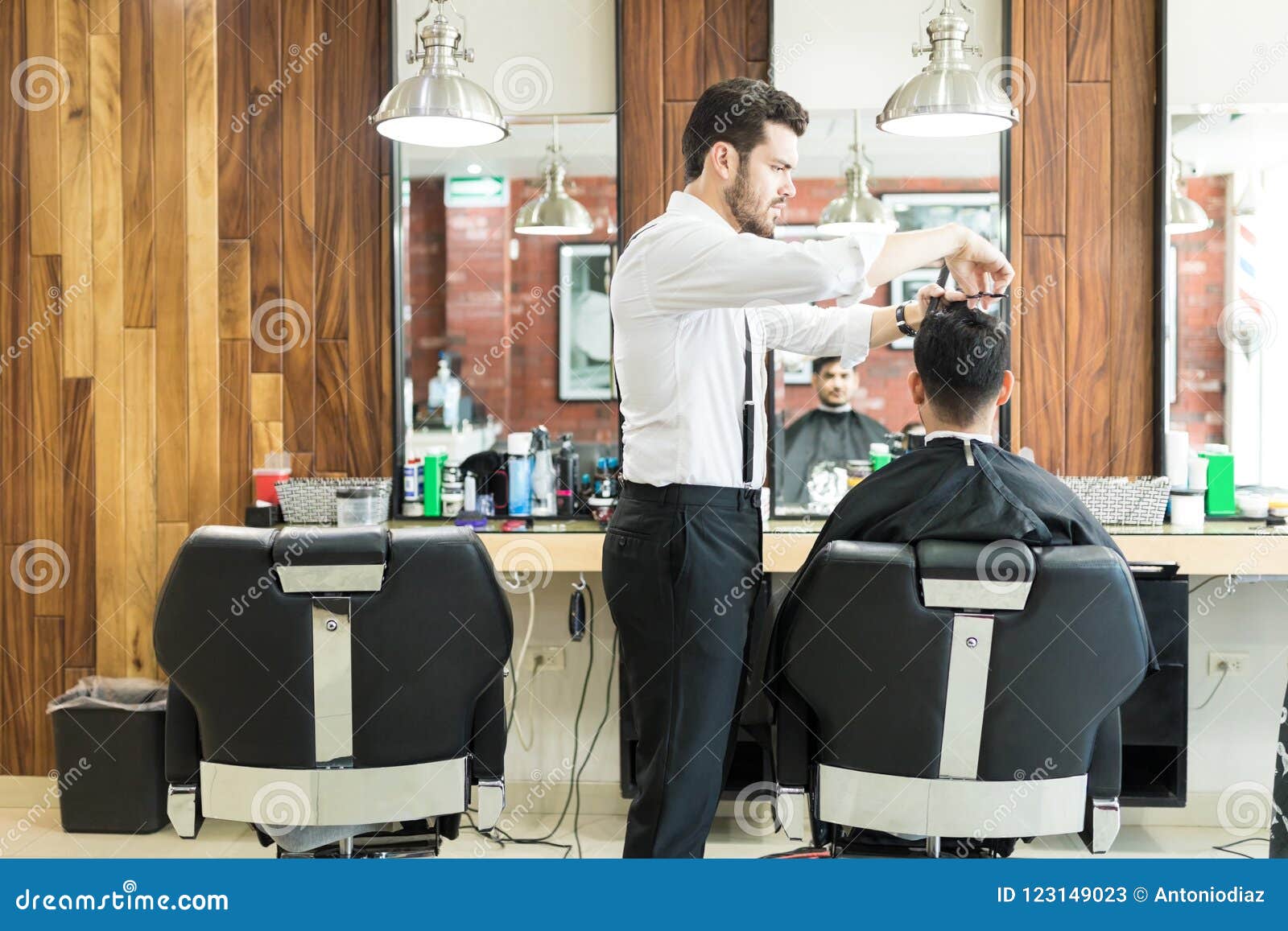 salão de cabeleireiro masculino