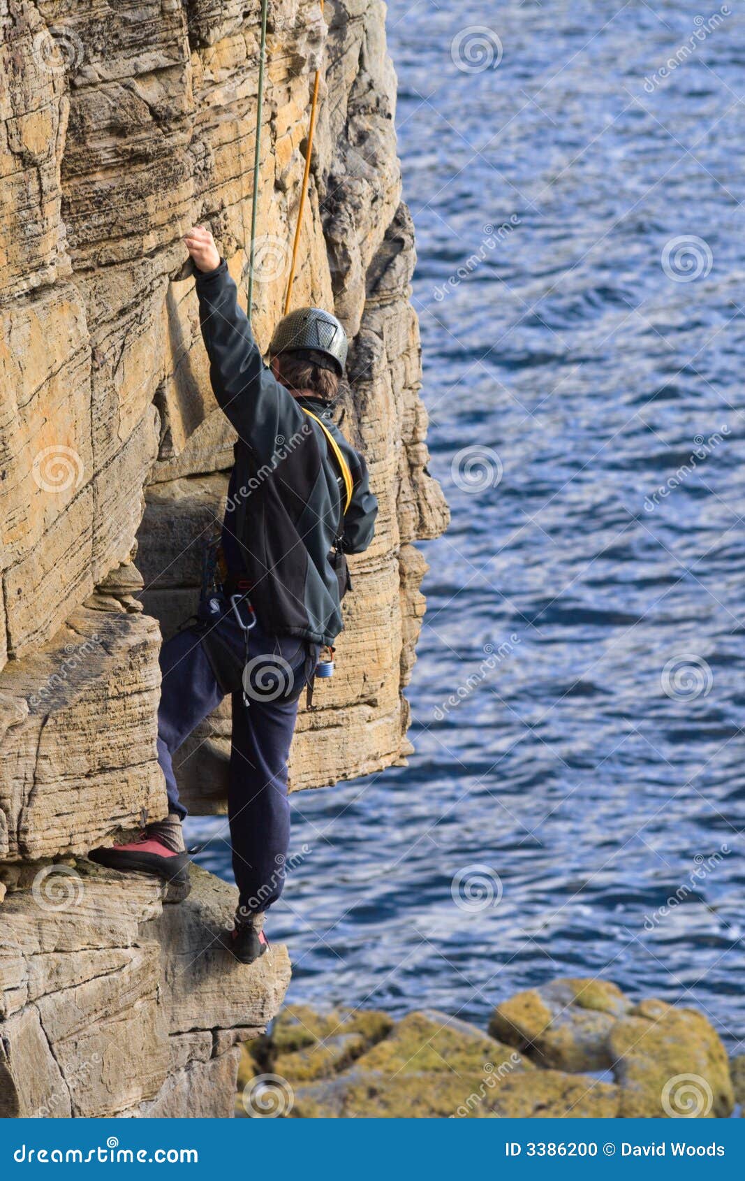 Cliff climber stock photo. Image of extreme, high, height 3386200