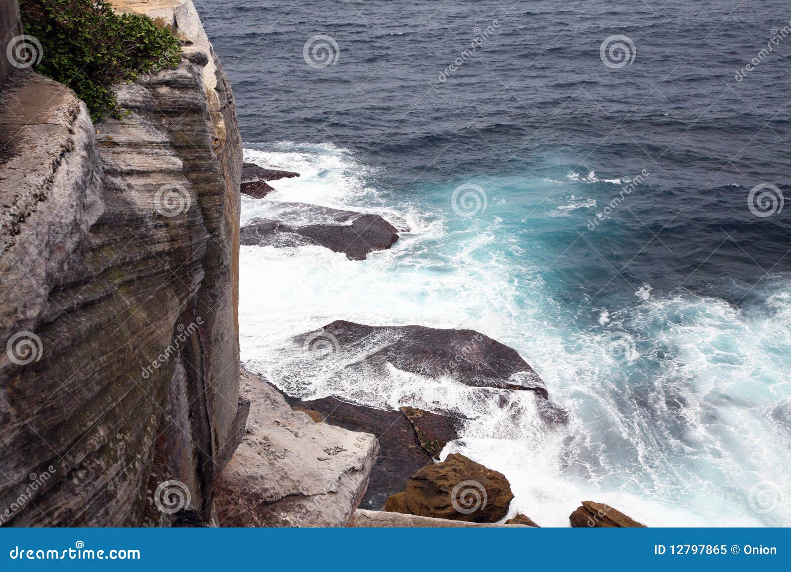 Cliff near the sea stock image. Image of daytime, daylight 12797865
