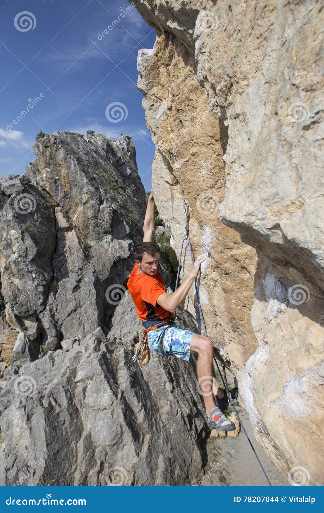 Cliffhanger. stock photo. Image of dangle, inspirational 78207044