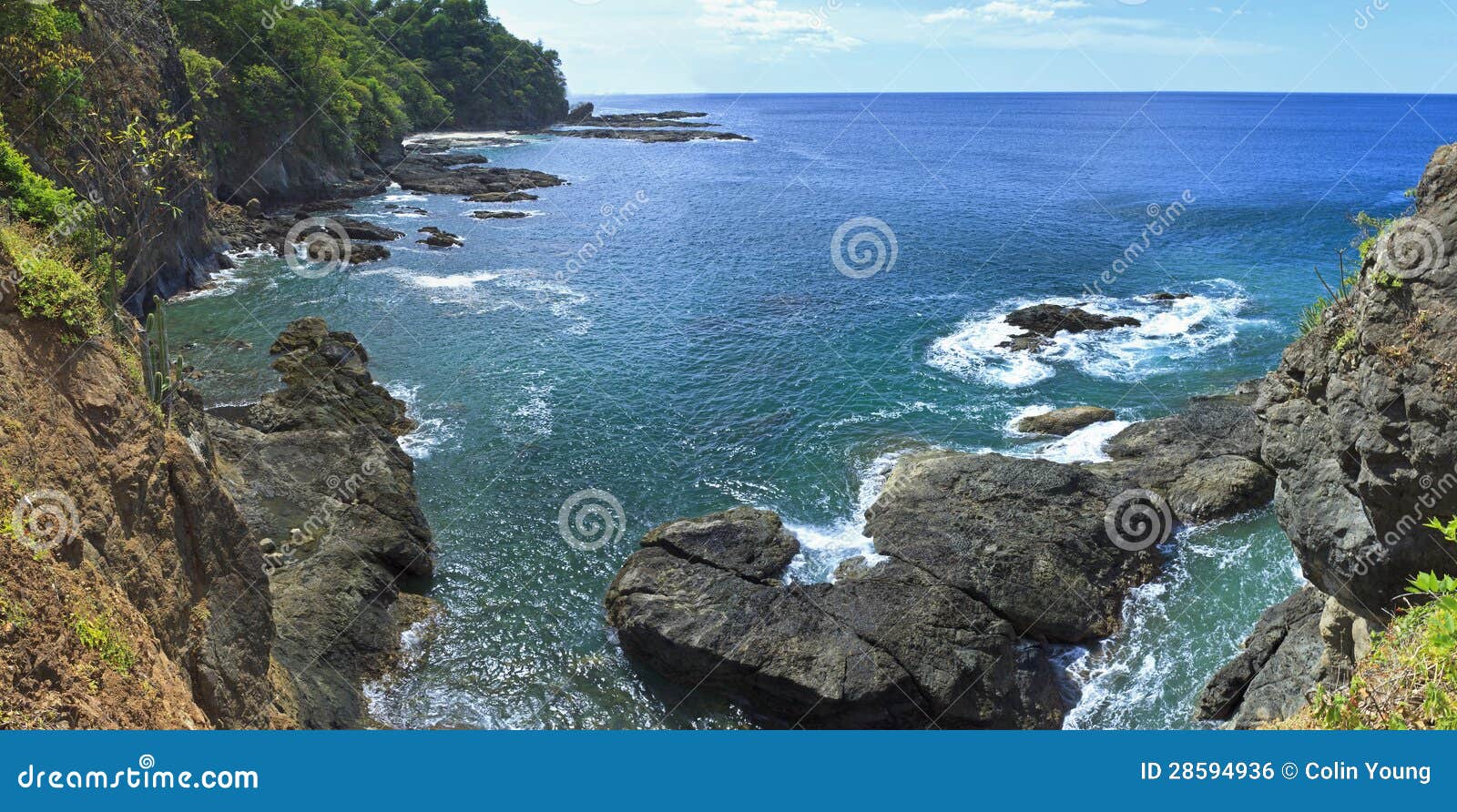 cliffs on bahia hermosa