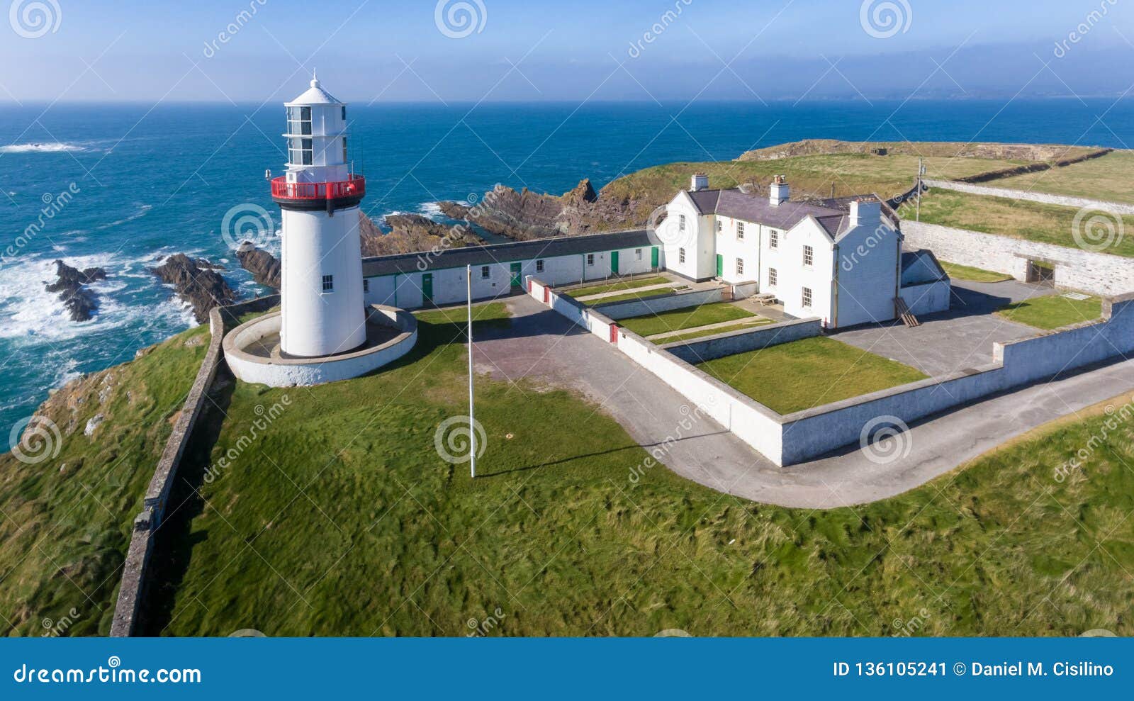 galley head lighthouse. county cork. ireland