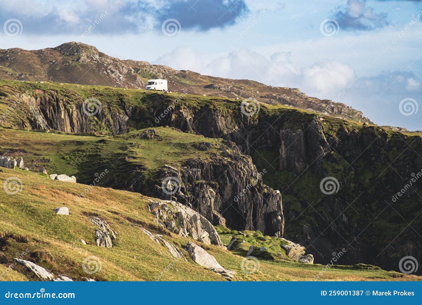 Cliffs on Irish Coast, County Mayo Stock Image Image of clouds