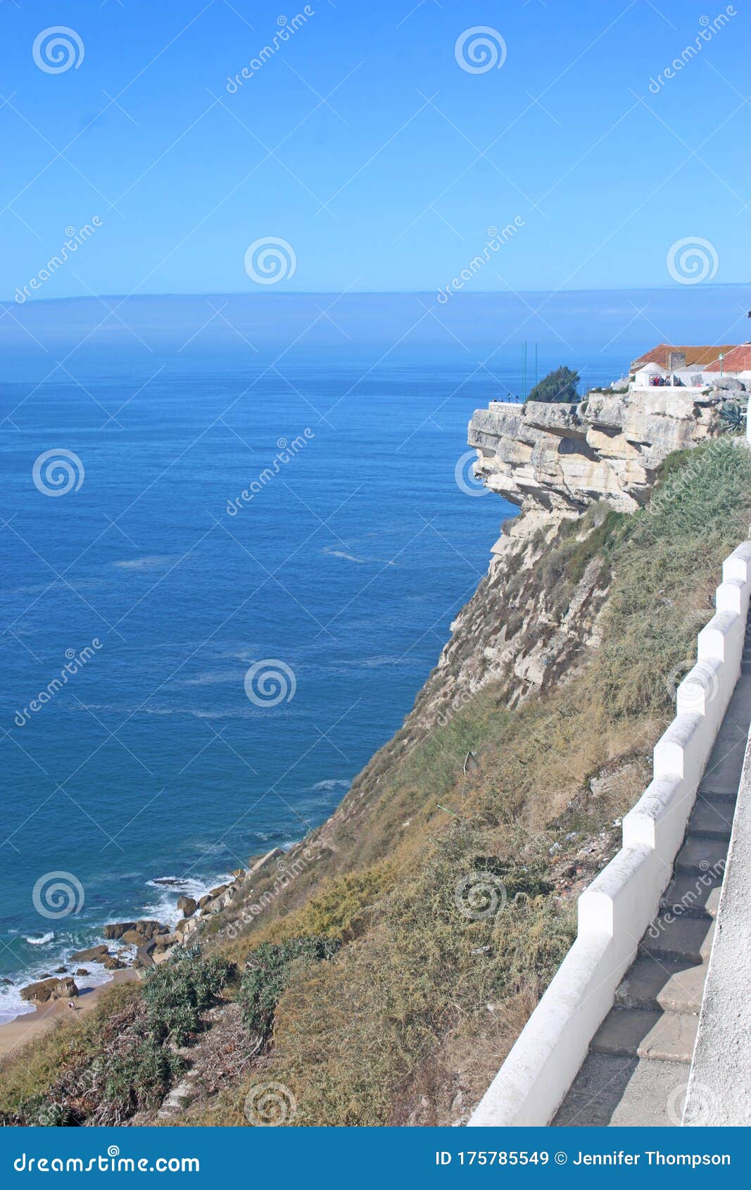 cliffs of sitio, nazare, portugal