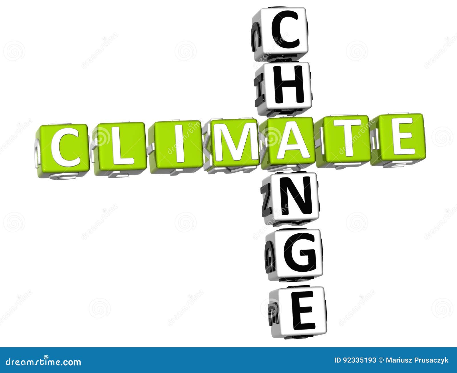 Climate Change Crossword stock illustration. Illustration of global