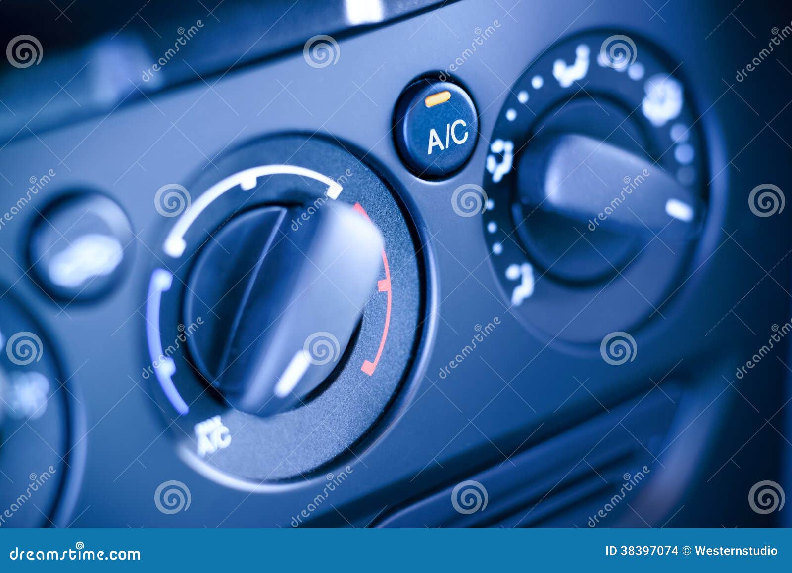 Climate Controls Instrument Panel in Car, Vehicle. Stock Photo Image of holiday, adjusting