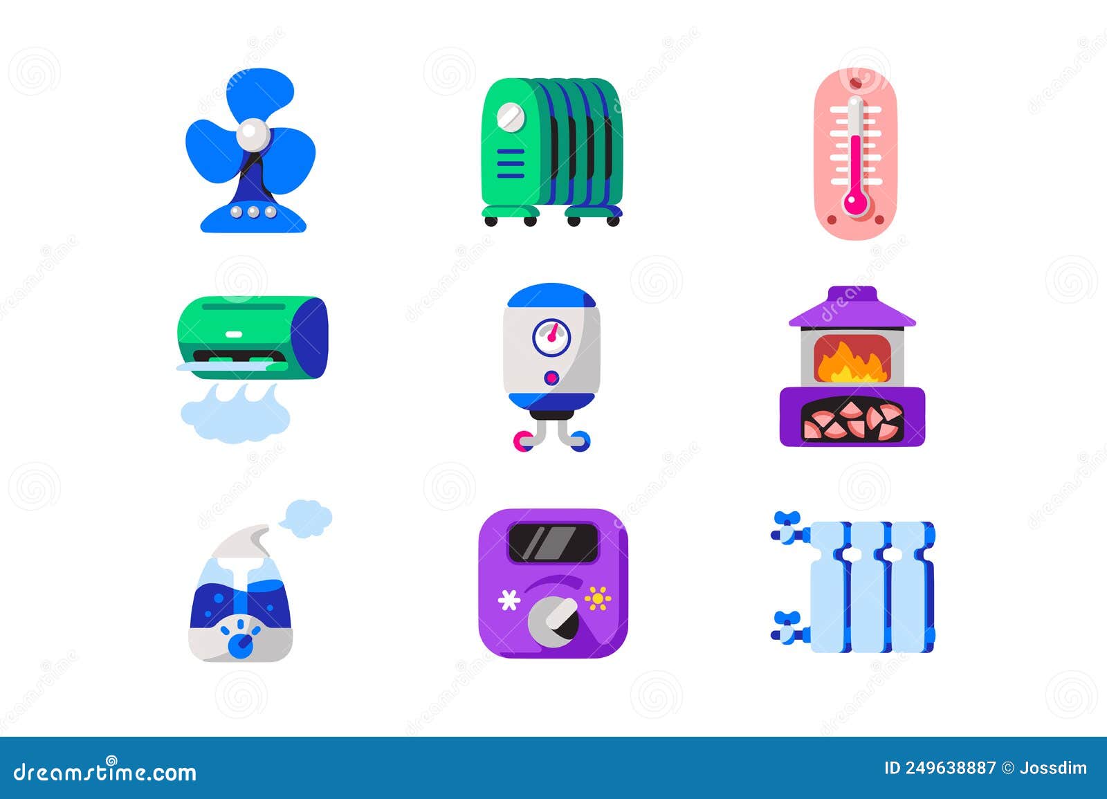 climatic equipment for regulation temperature