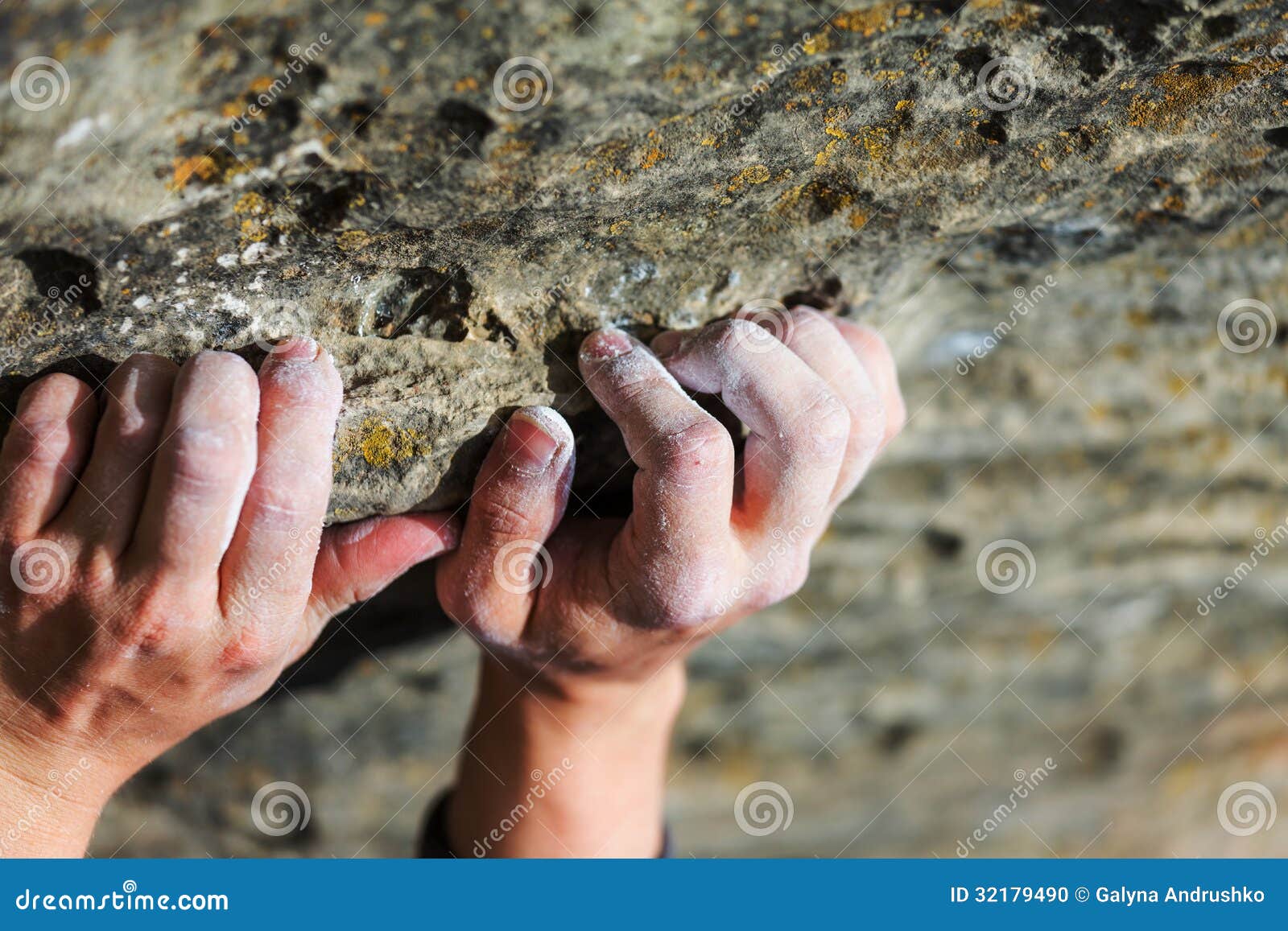 Climber Hand Stock Photo Image 32179490