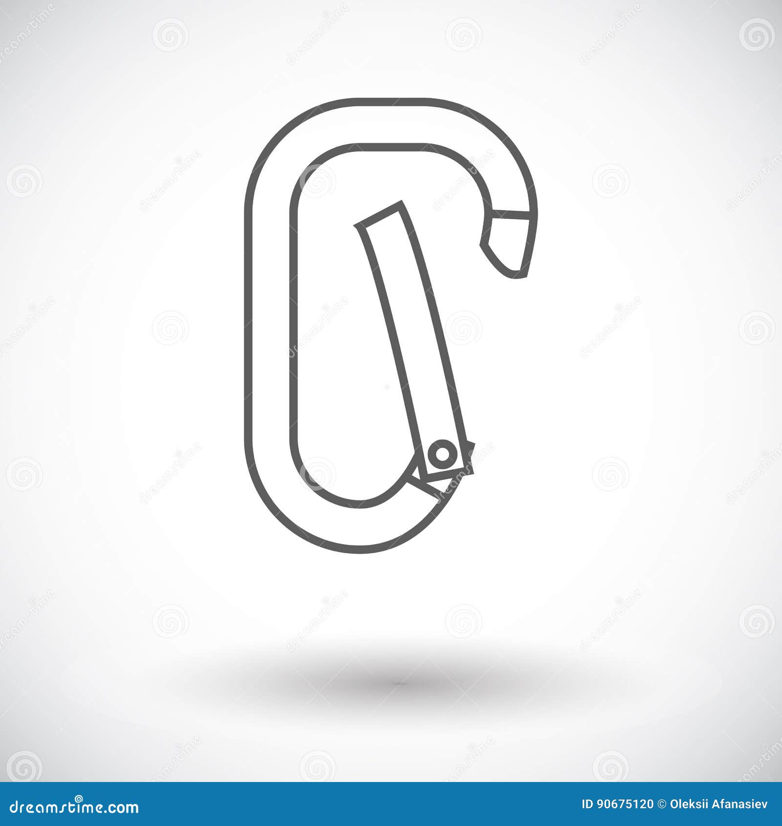 Individual Flat Carabiner