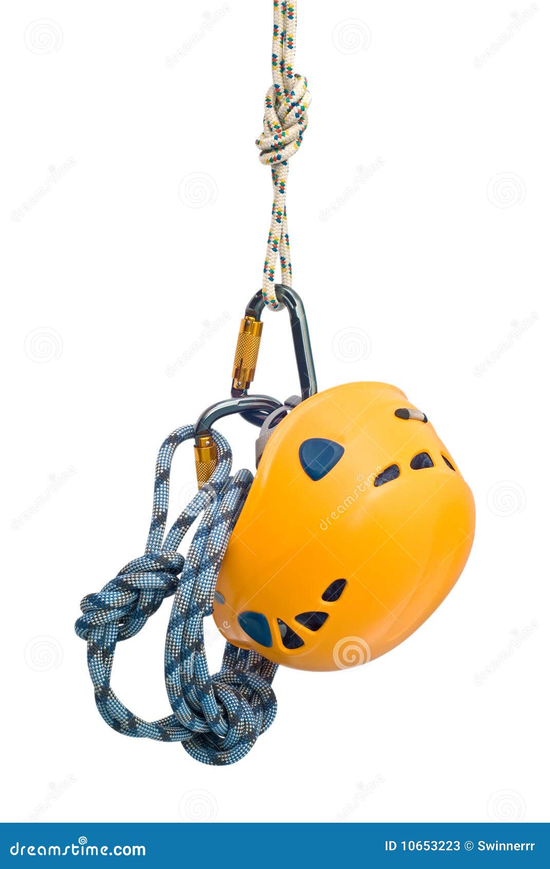 Climbing equipment stock image. Image of cable, harness 10653223