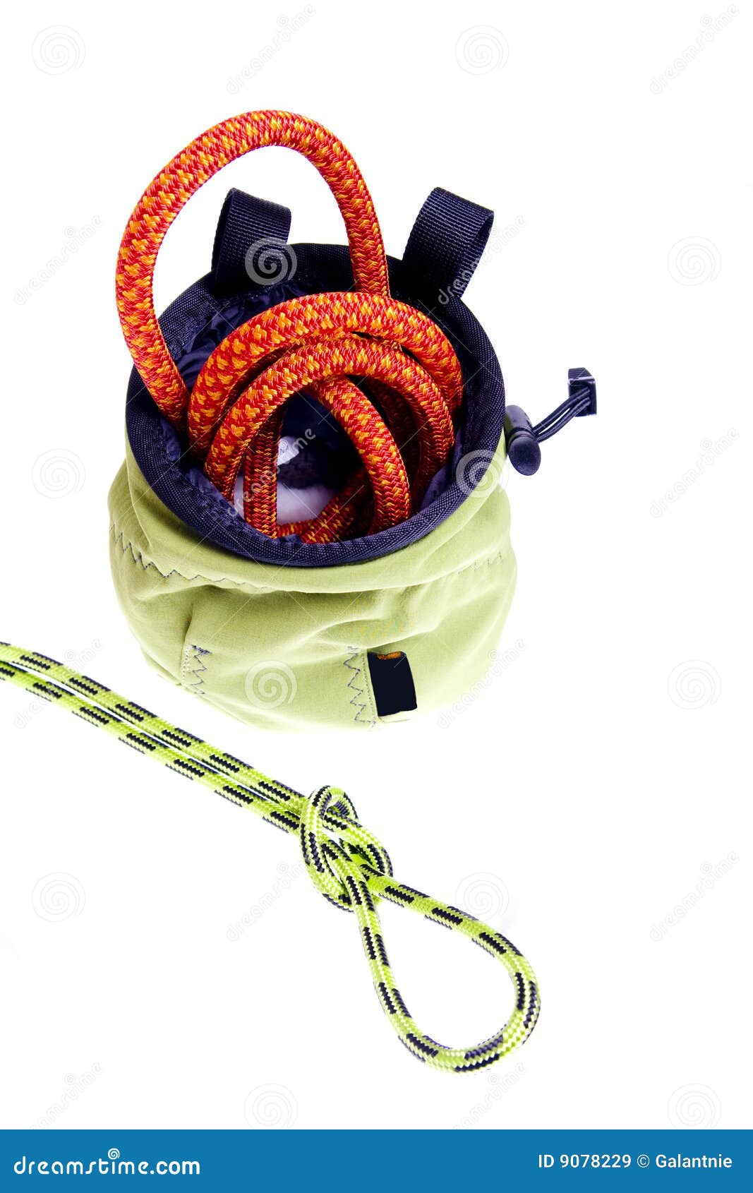 Climbing gear stock image. Image of isolated, background 9078229
