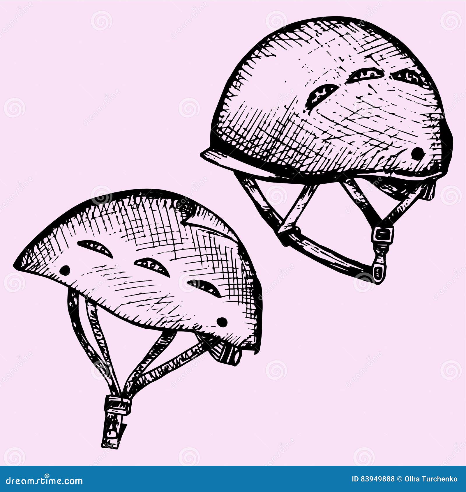 Climbing helmet stock vector. Illustration of background 83949888