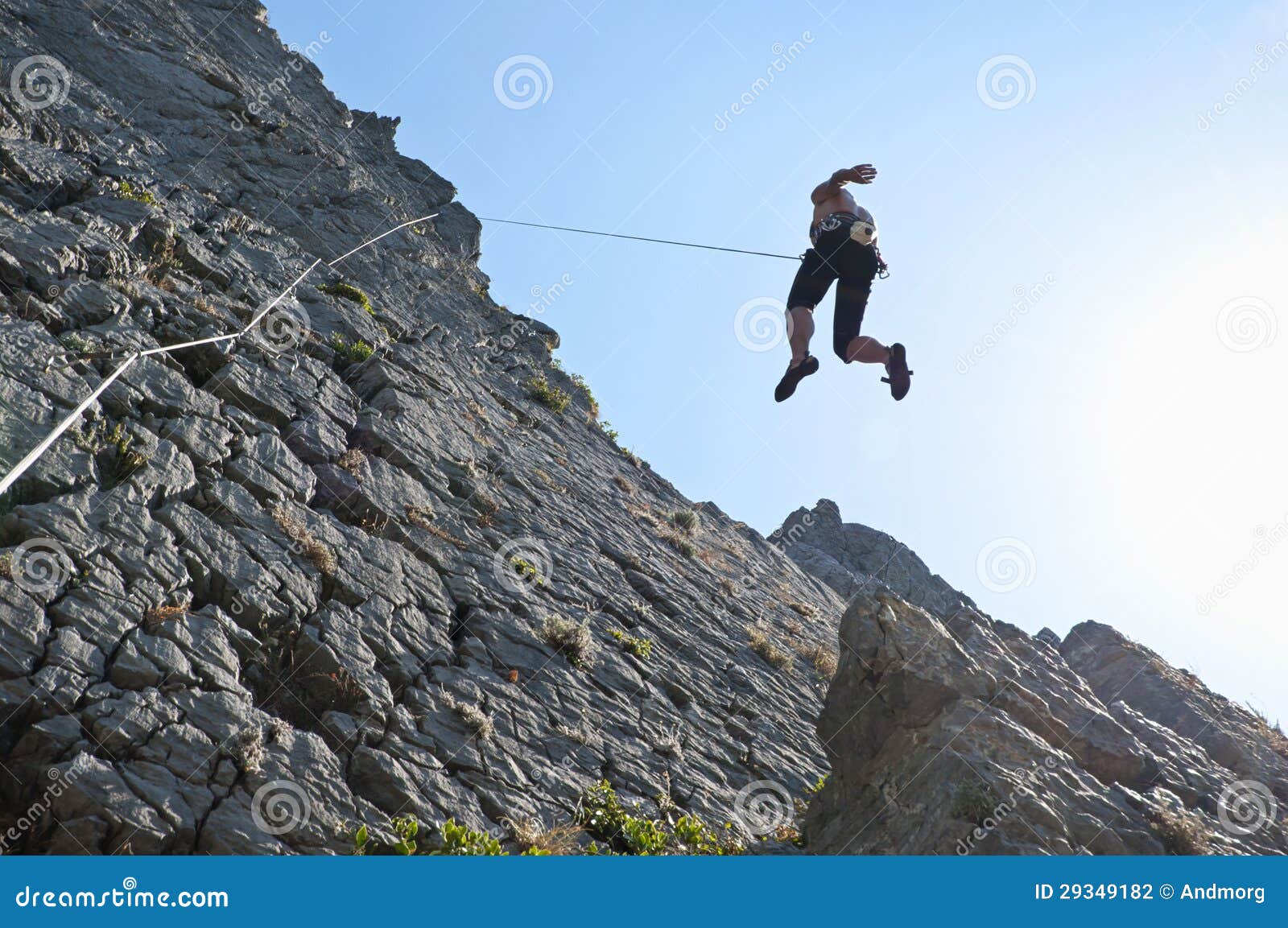 Climbing on limestone stock photo. Image of extreme, climb 29349182