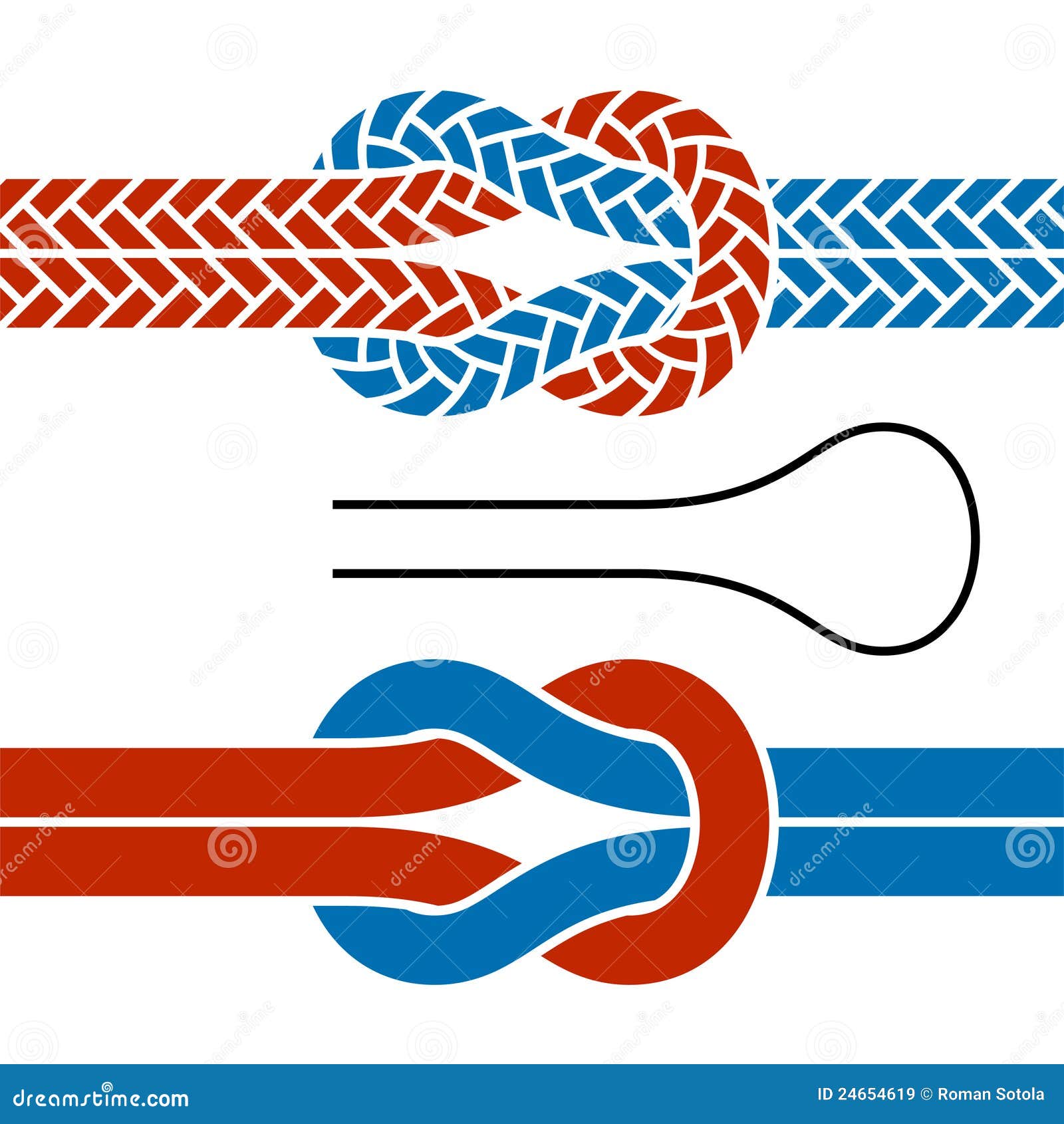 Rope Knot Stock Illustrations – 20,846 Rope Knot Stock