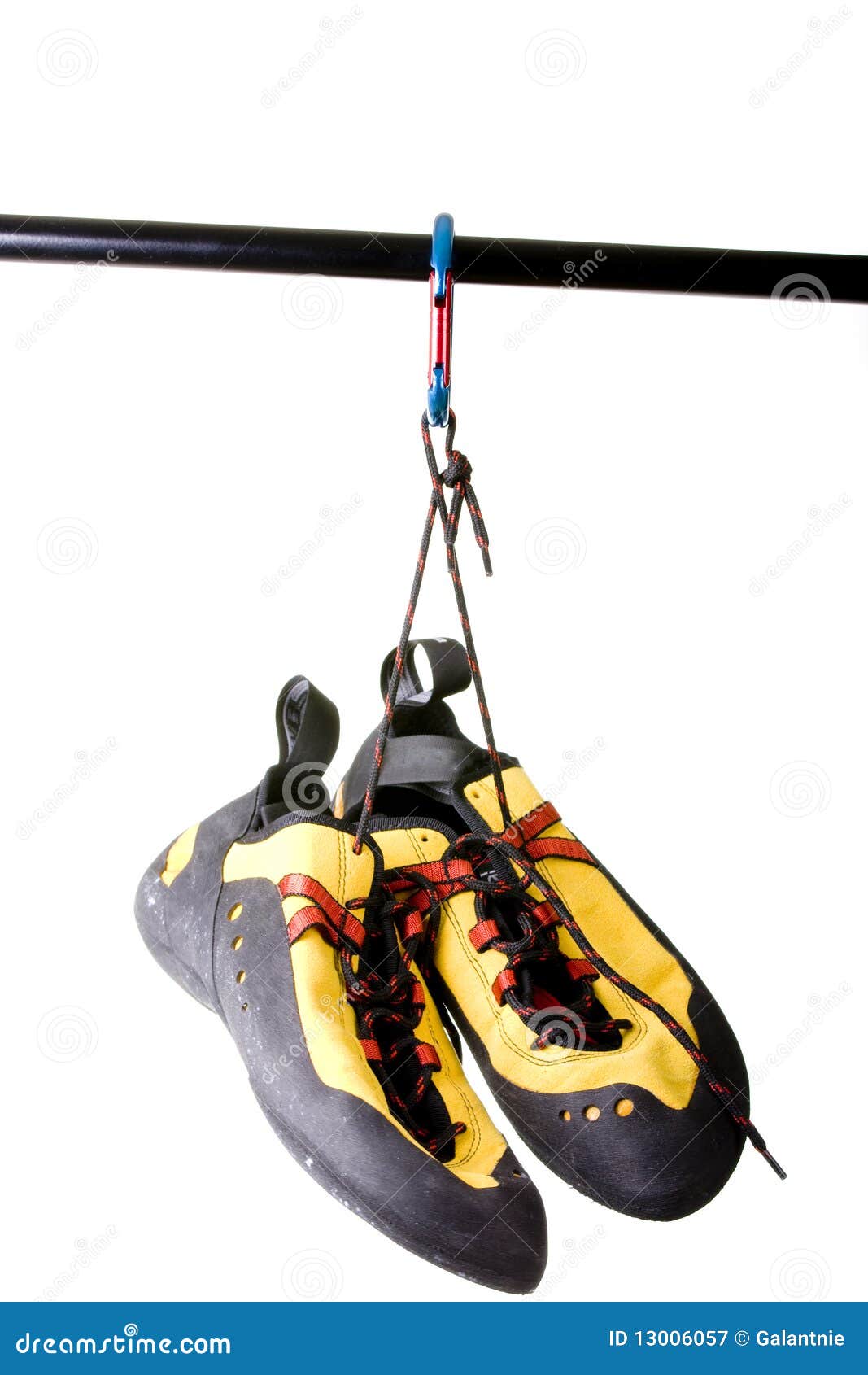 Climbing shoes stock image. Image of protection, blue 13006057