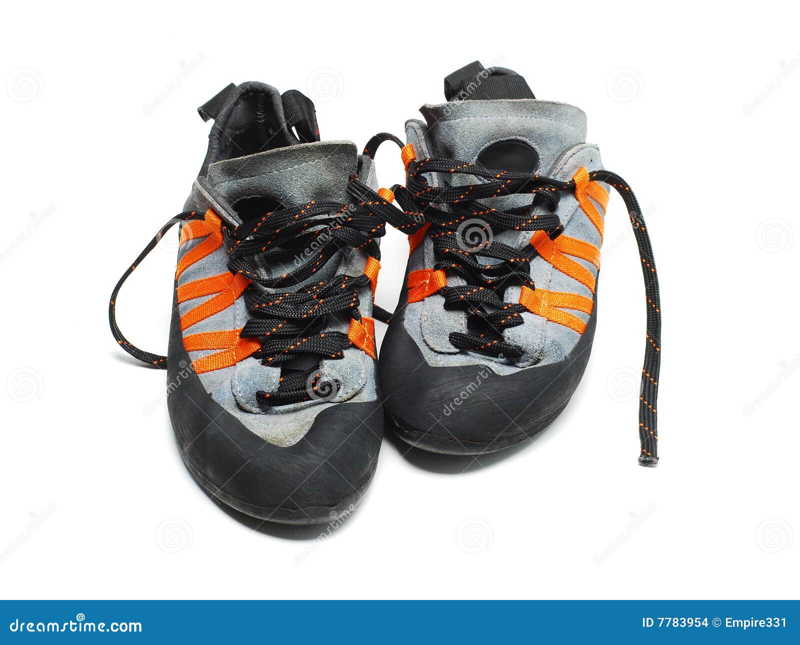 Climbing shoes stock photo. Image of climbing, white, boot 7783954