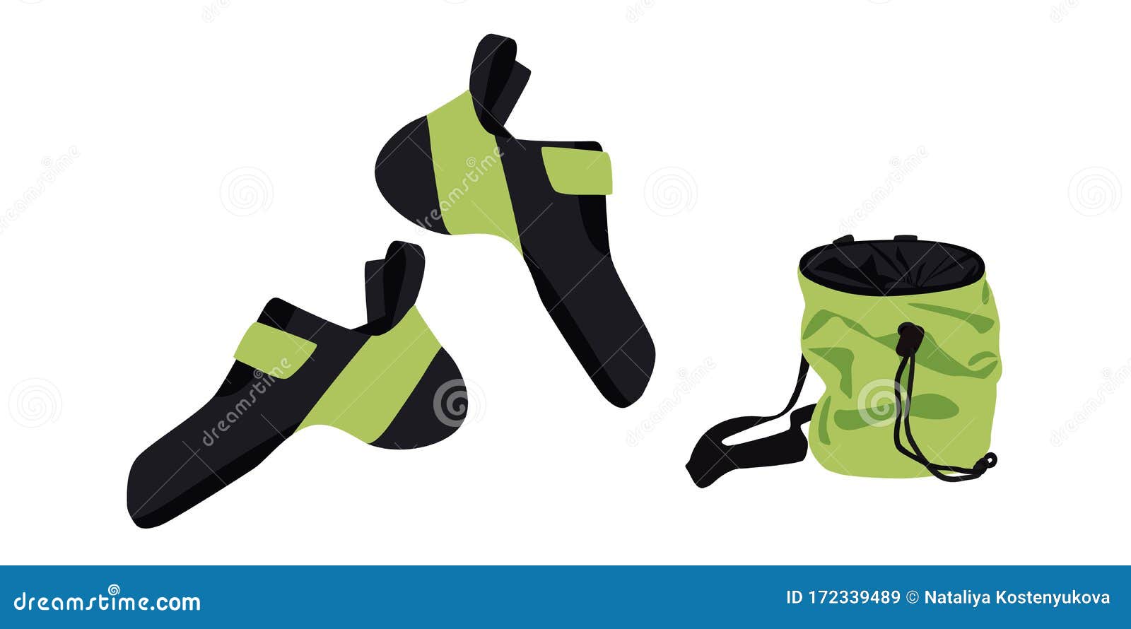 climbing shoes vector