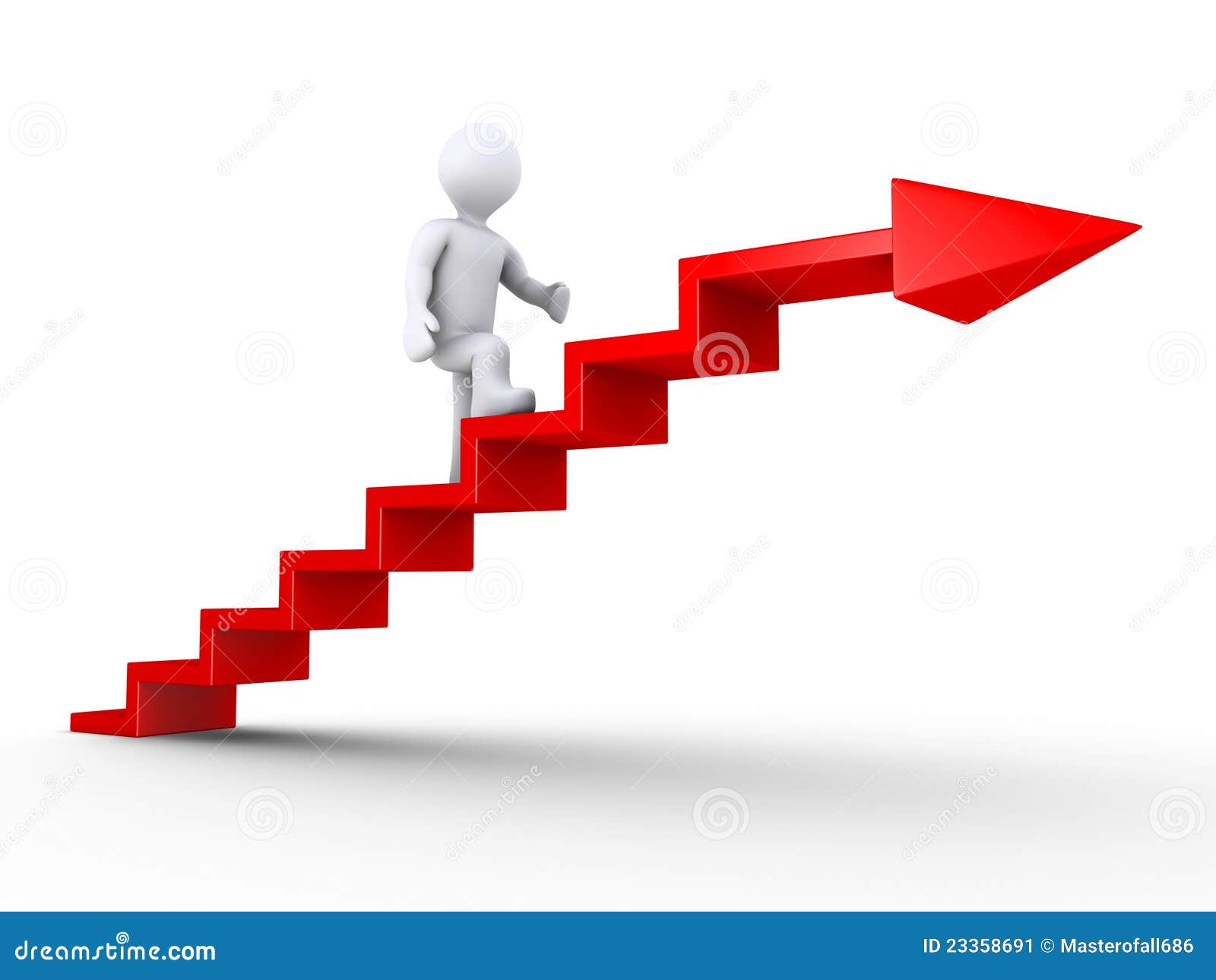 Steps To Success Stock Illustration Illustration Of Stairs 61103557