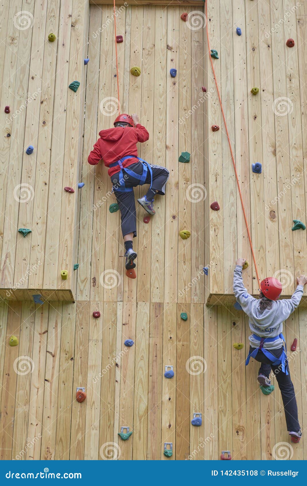Climbing Wall In Canmore Elevation Place Recreation Facility Editorial