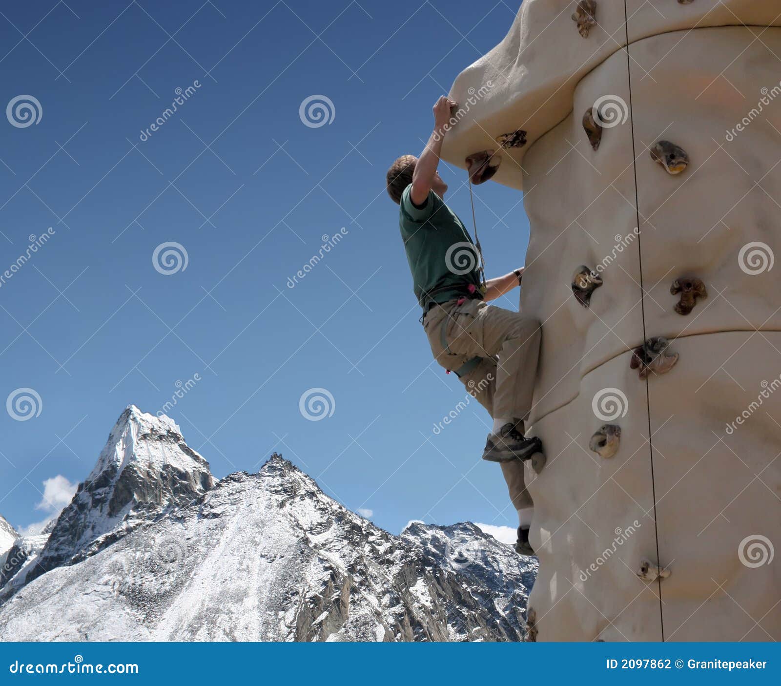Climbing Wall Nepal stock photo. Image of bouldering 2097862