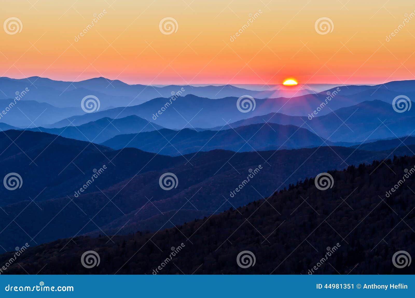 clingmans dome, great smoky mountains, tennessee
