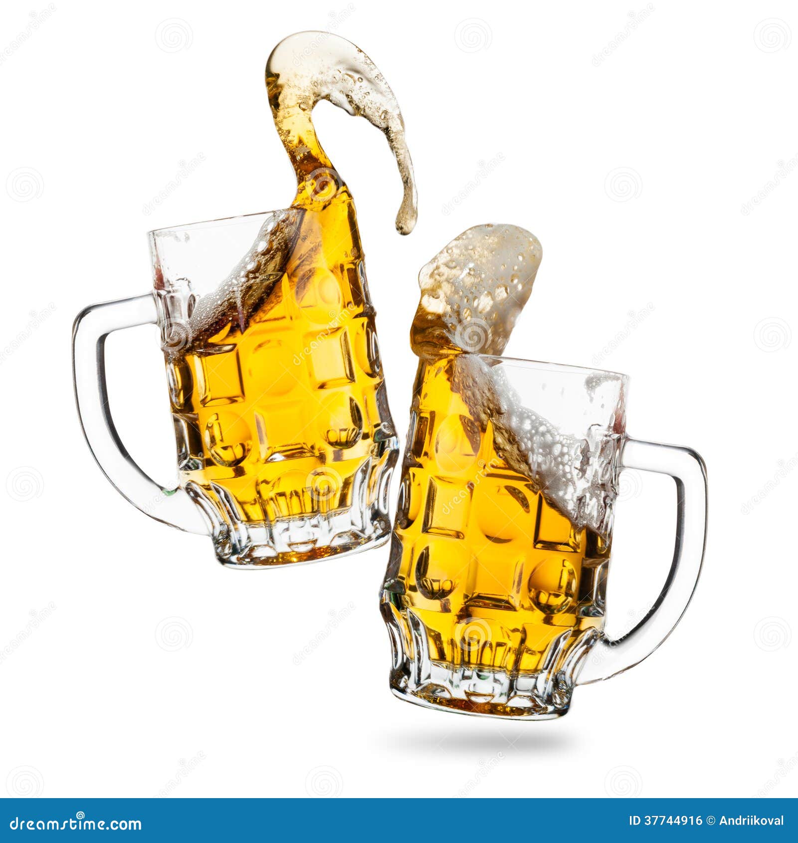 Clink glasses of beers stock photo. Image of booze, alcohol 37744916