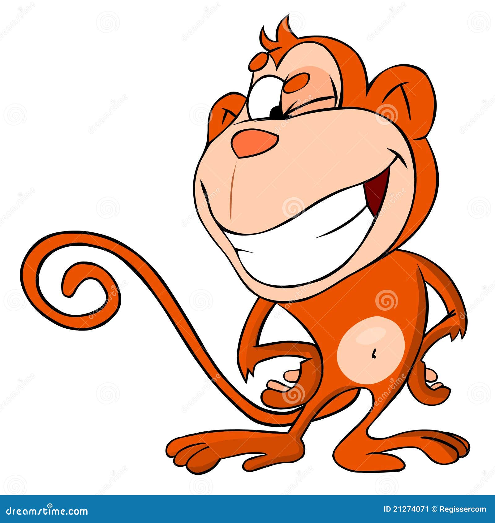 Clins D Oeil De Singe Illustration De Vecteur Illustration Du Mammifere