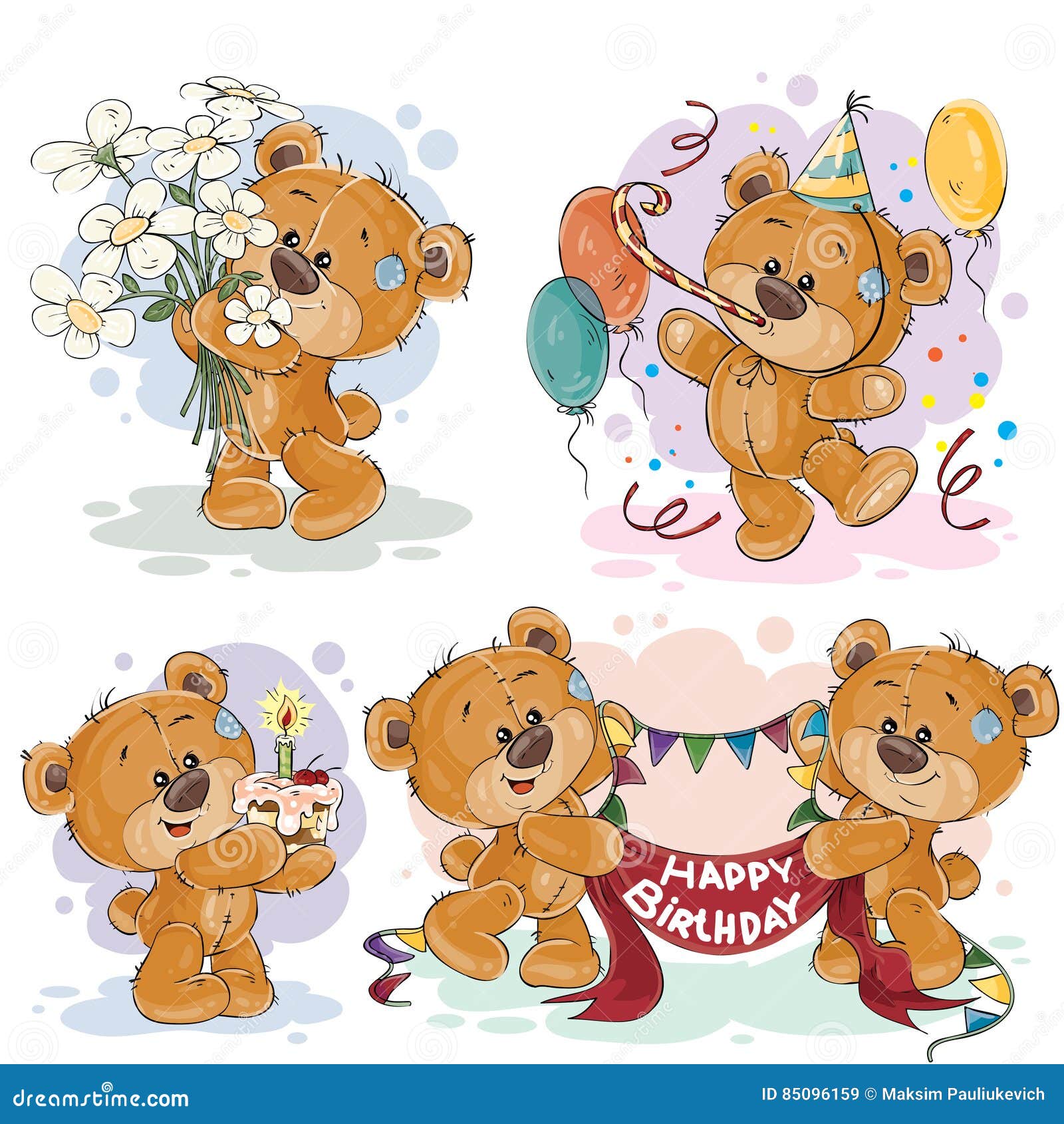 teddy bear birthday clipart - photo #47