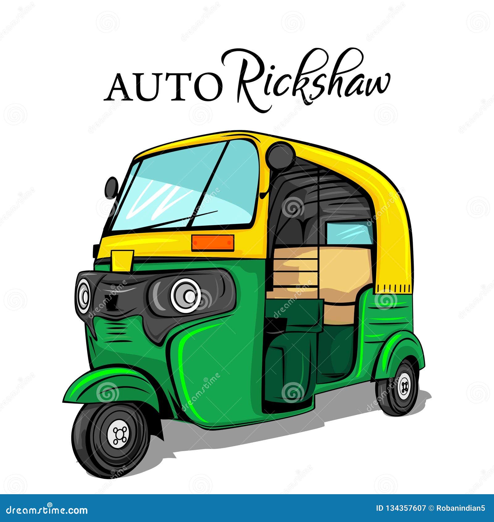 Indian Auto rickshaw sketch | Tarun Samuel | Flickr