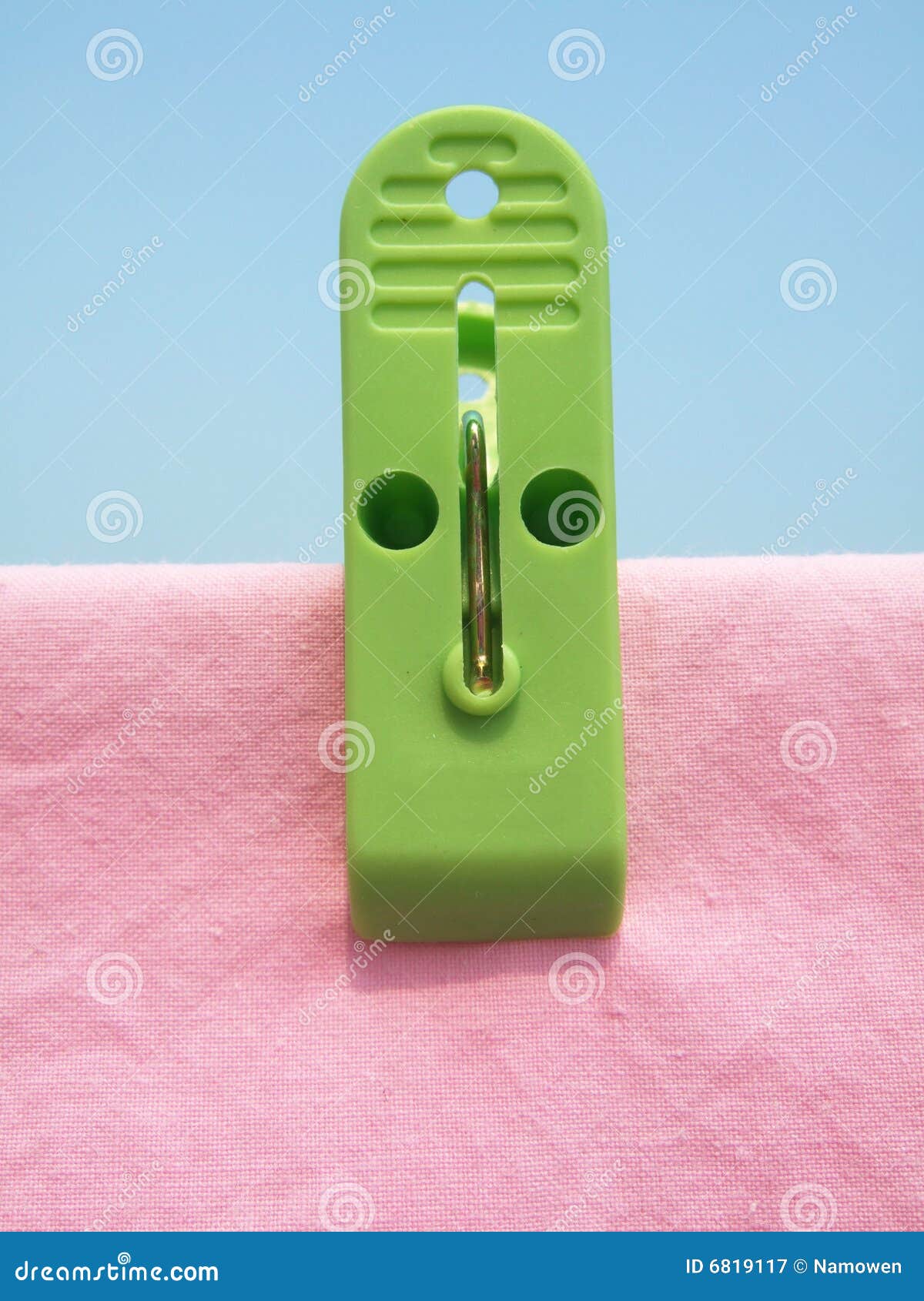 Clip and cloth stock image. Image of green, tool, sunshine 6819117