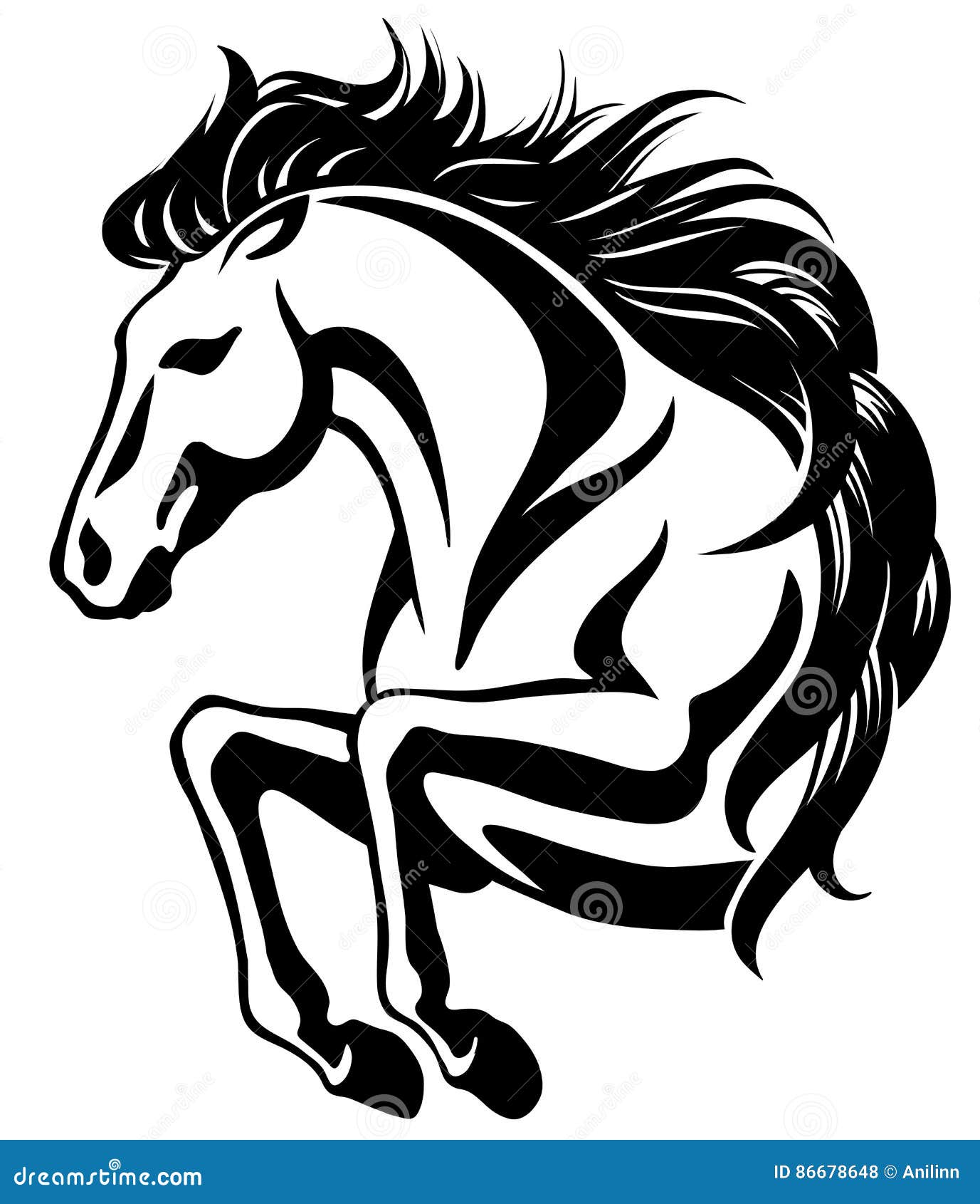 Ilustrações De Cavalos De Salto PNG , Clipart De Cavalo, Saltar