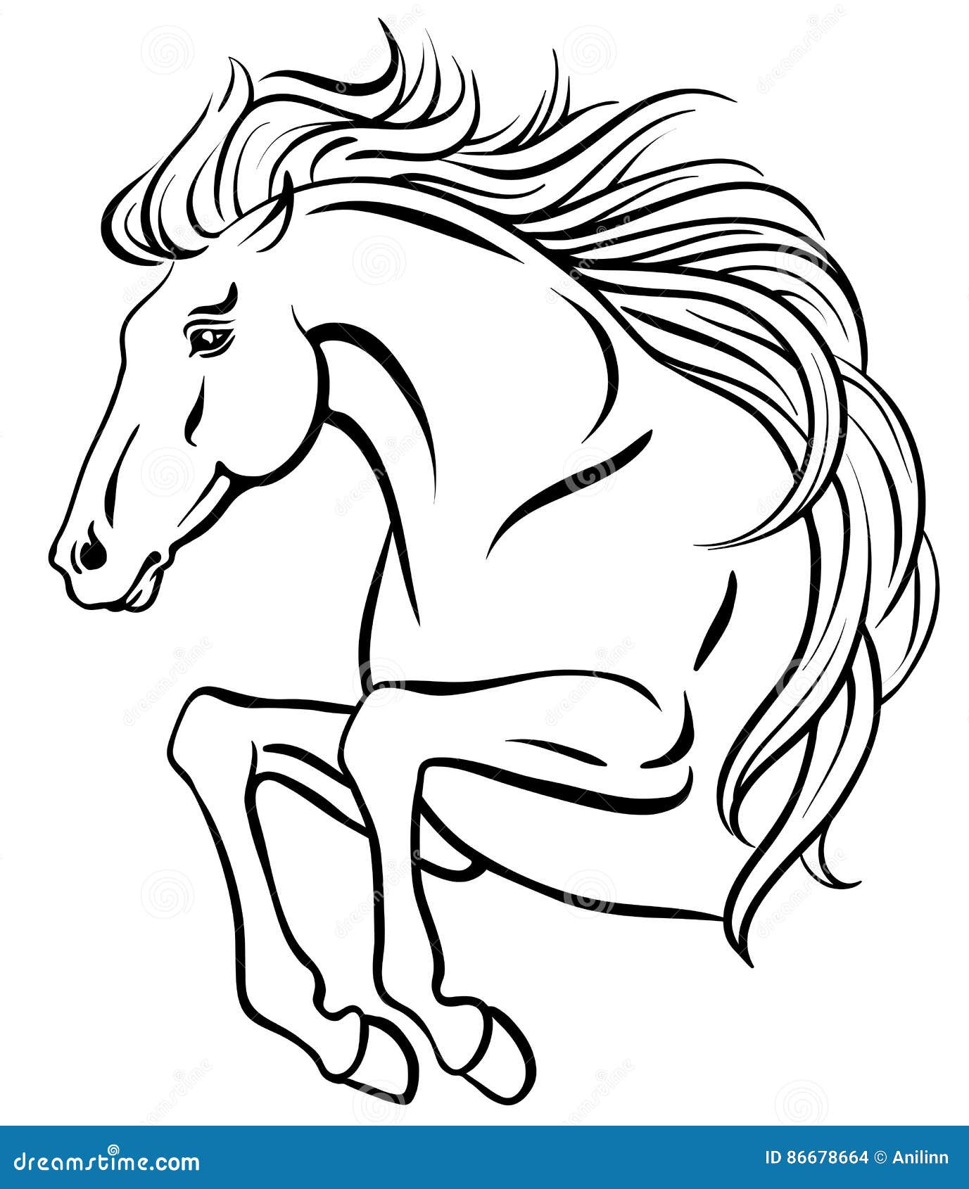 Ilustrações De Cavalos De Salto PNG , Clipart De Cavalo, Saltar