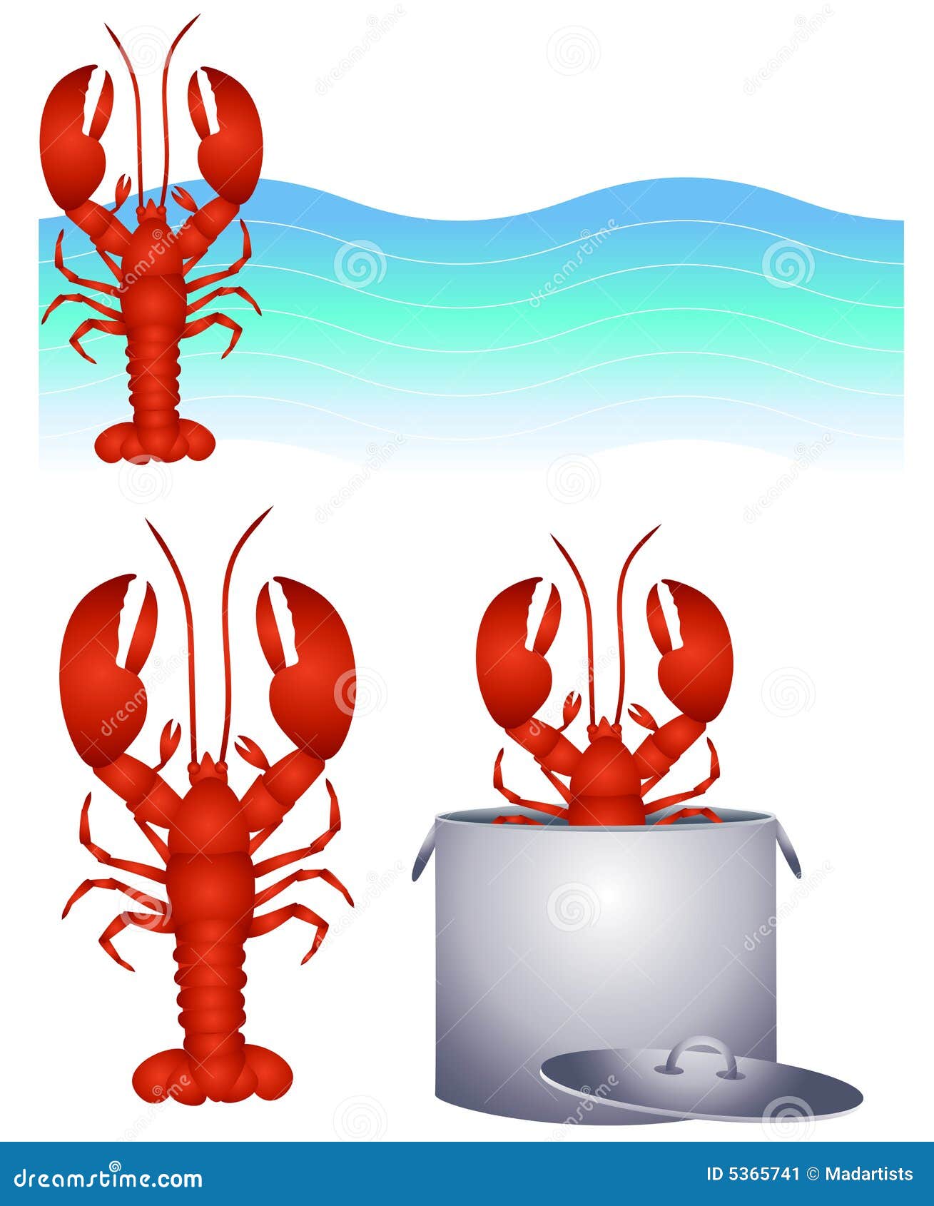 Clipart images Graphiques Et Logo Rouges De Langoustine  