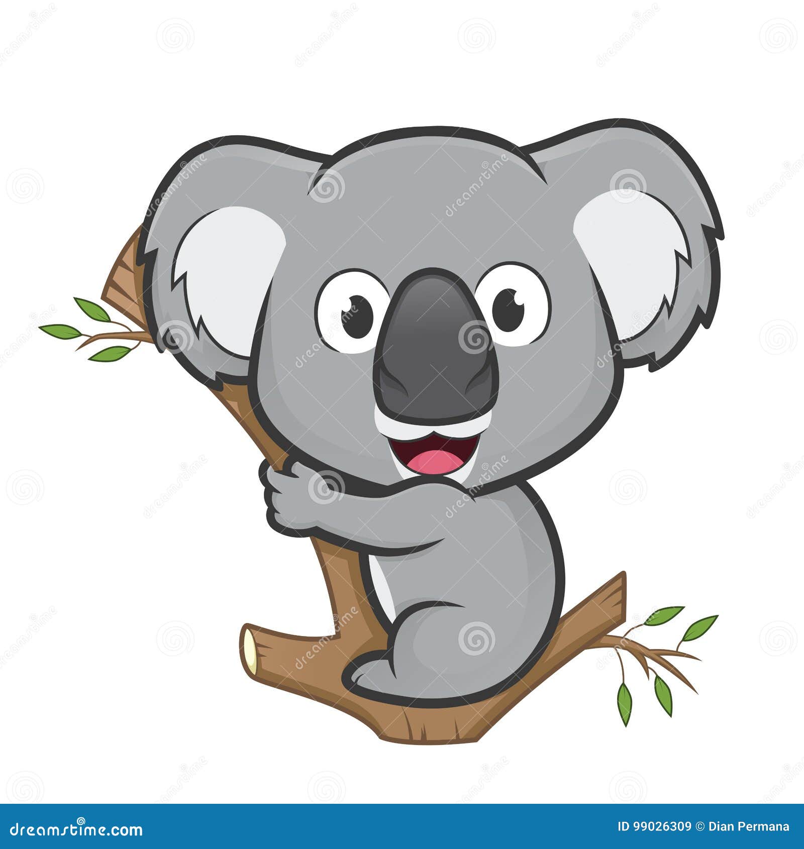 koala on a tree