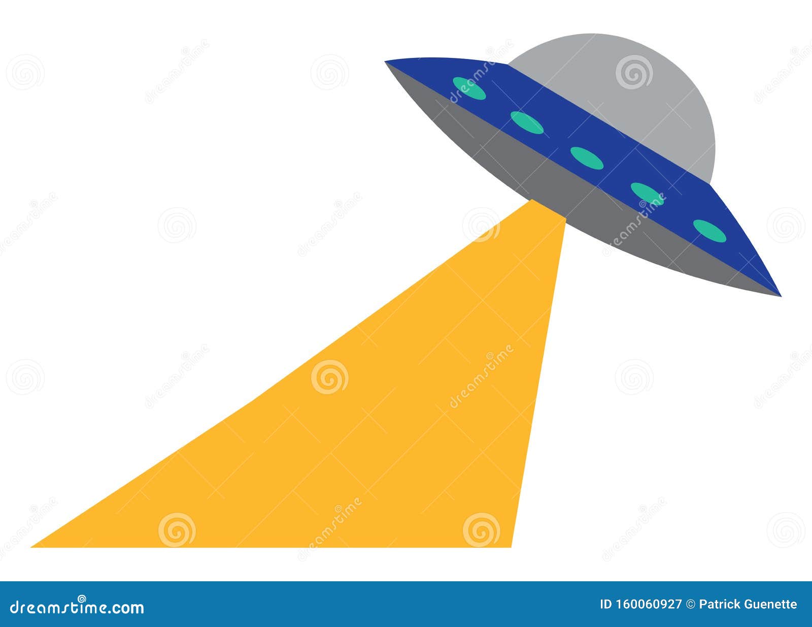 A Round Dome Shaped Alien Spacecraft Known As Ufo Vector Color Drawing Or Illustration Stock Vector Illustration Of Extraterrestrial Invasion