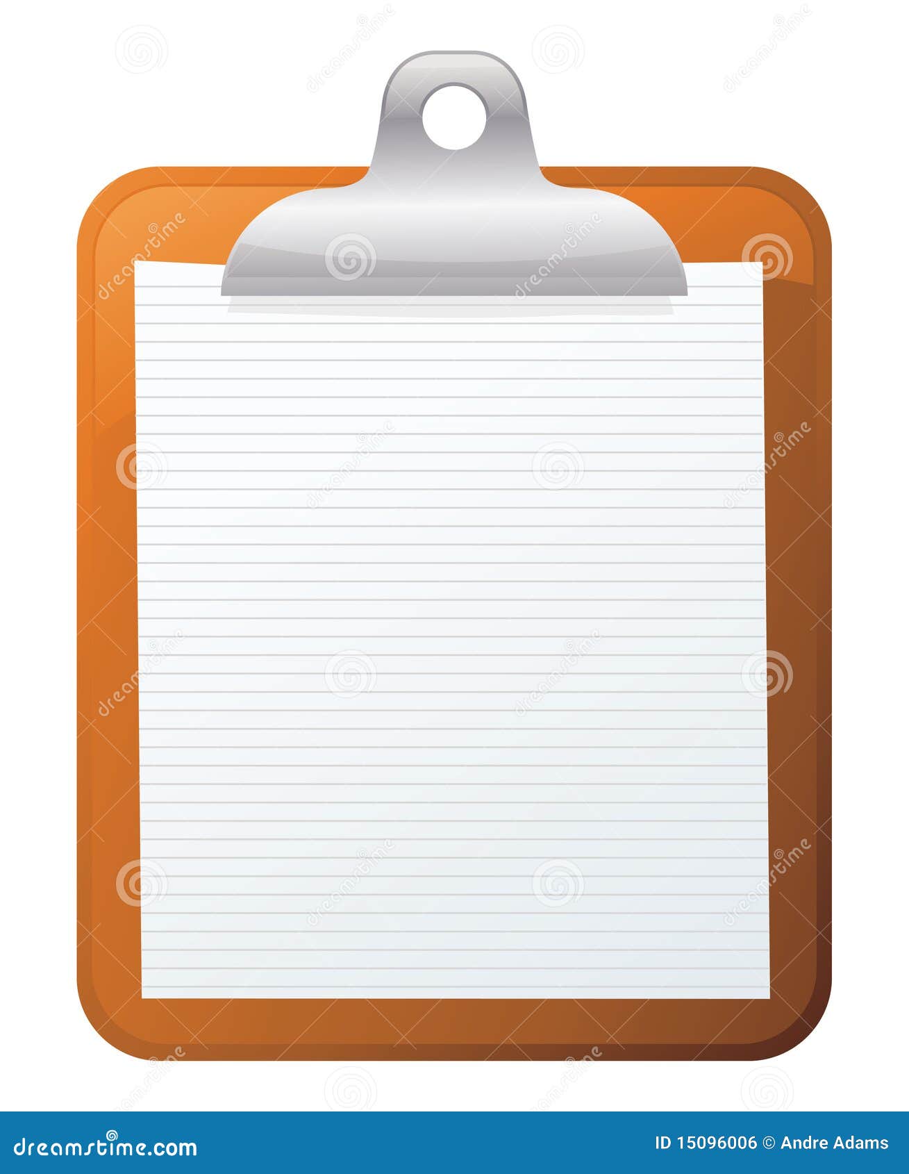 Clipboard stock vector. Illustration of reminder, clip 15096006