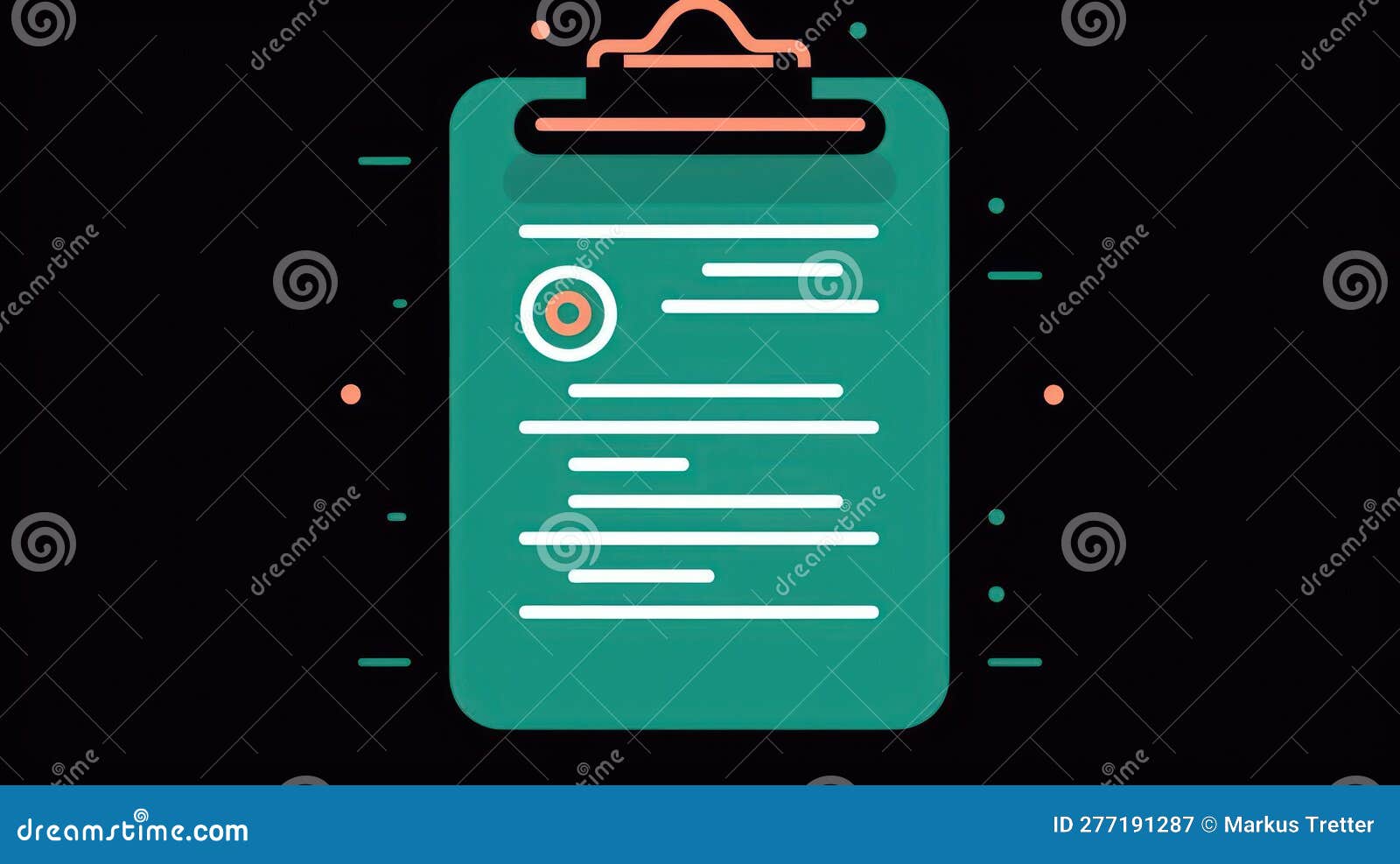 A Clipboard Icon Representing the Copying and Pasting of Data Created
