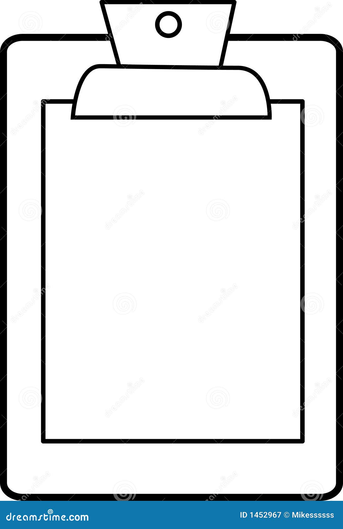 Clipboard symbol stock vector. Illustration of portable 1452967