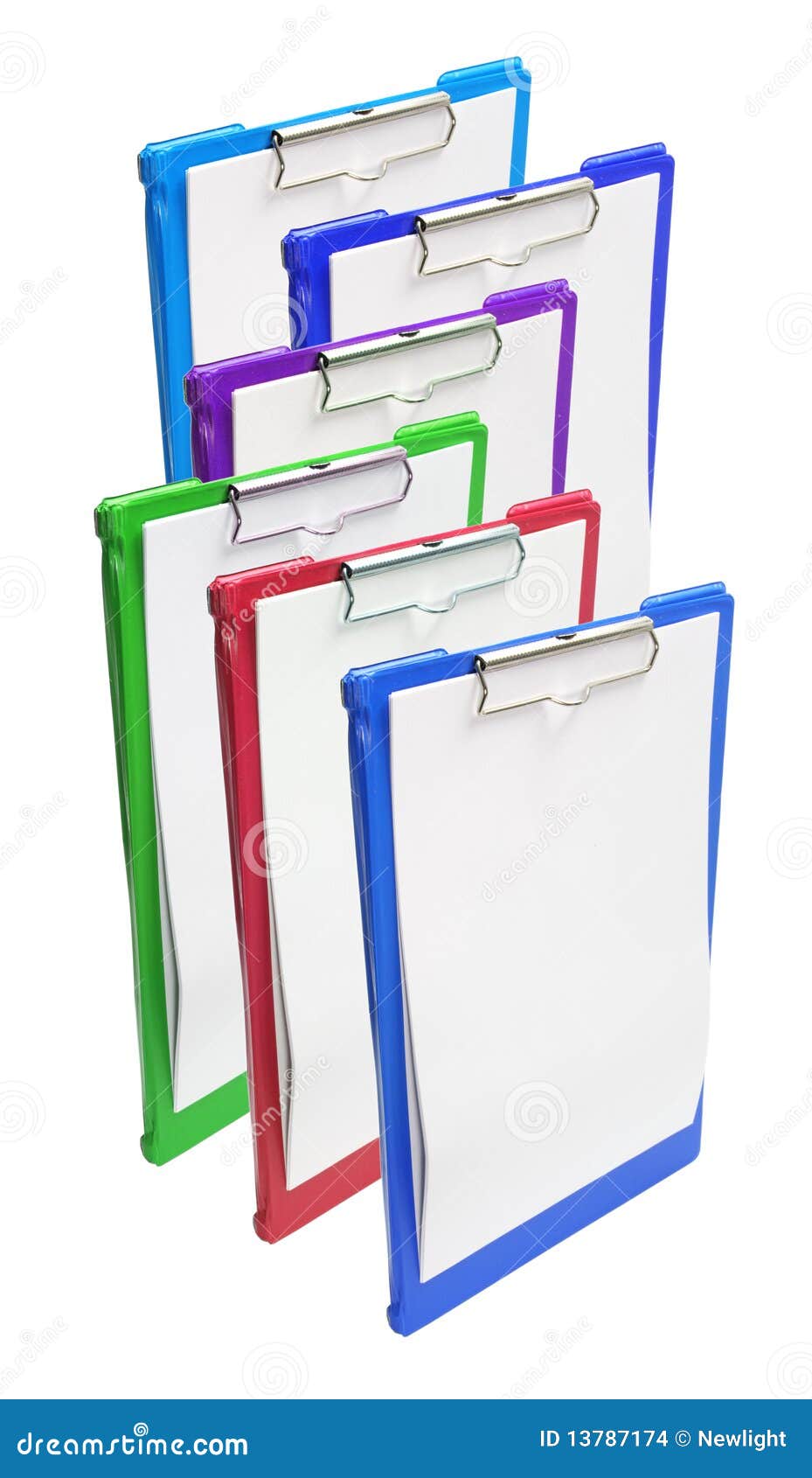 clipboards with blank paper