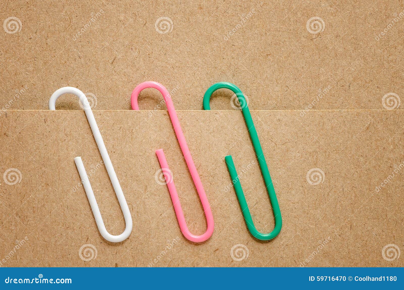 Clipe de papel da cor foto de stock. Imagem de material 59716470