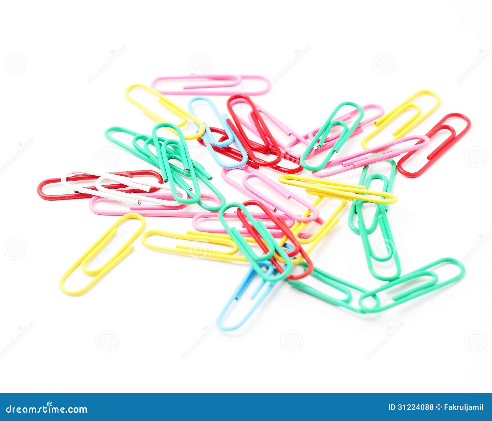 Clipes de papel coloridos foto de stock. Imagem de objeto 31224088