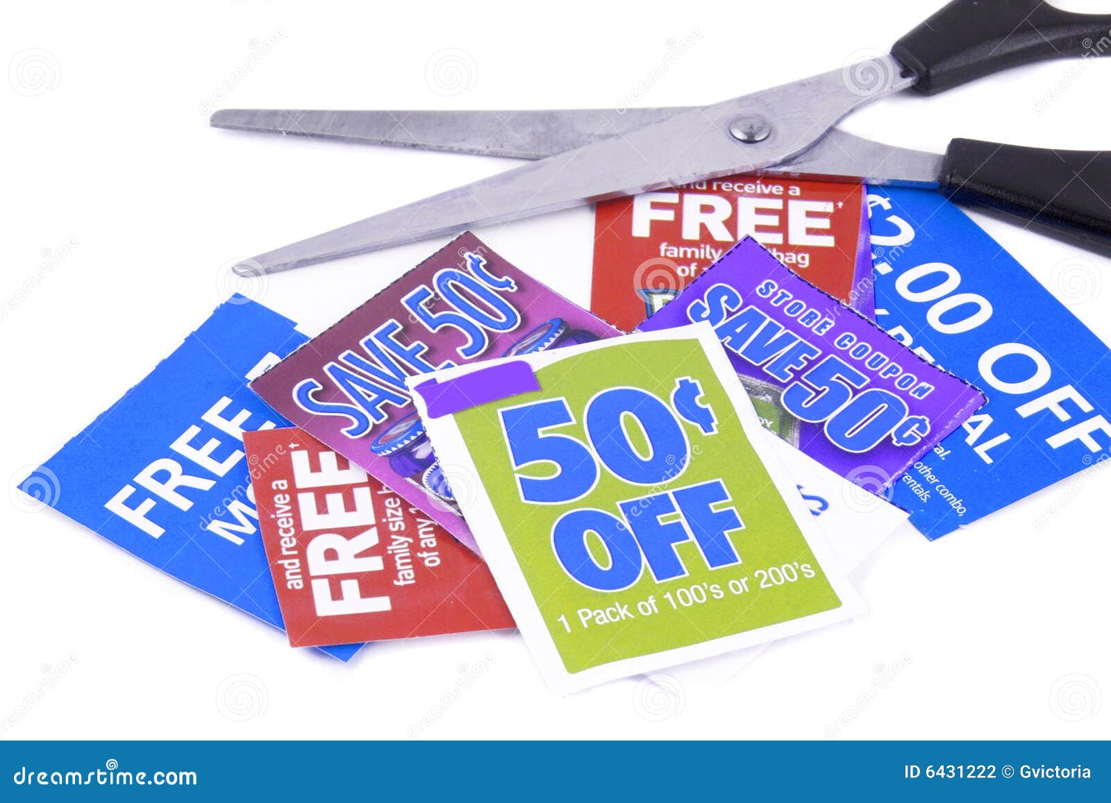 Clipping Coupons Stock Photography Image 6431222