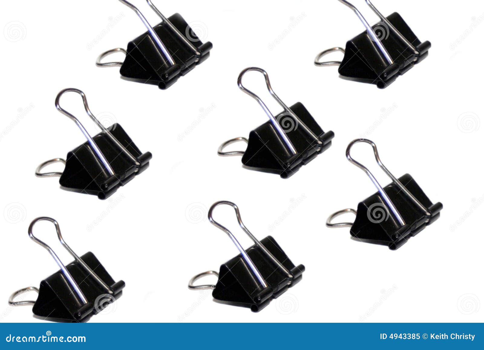 Clips de papel imagen de archivo. Imagen de fondo, aislado 4943385