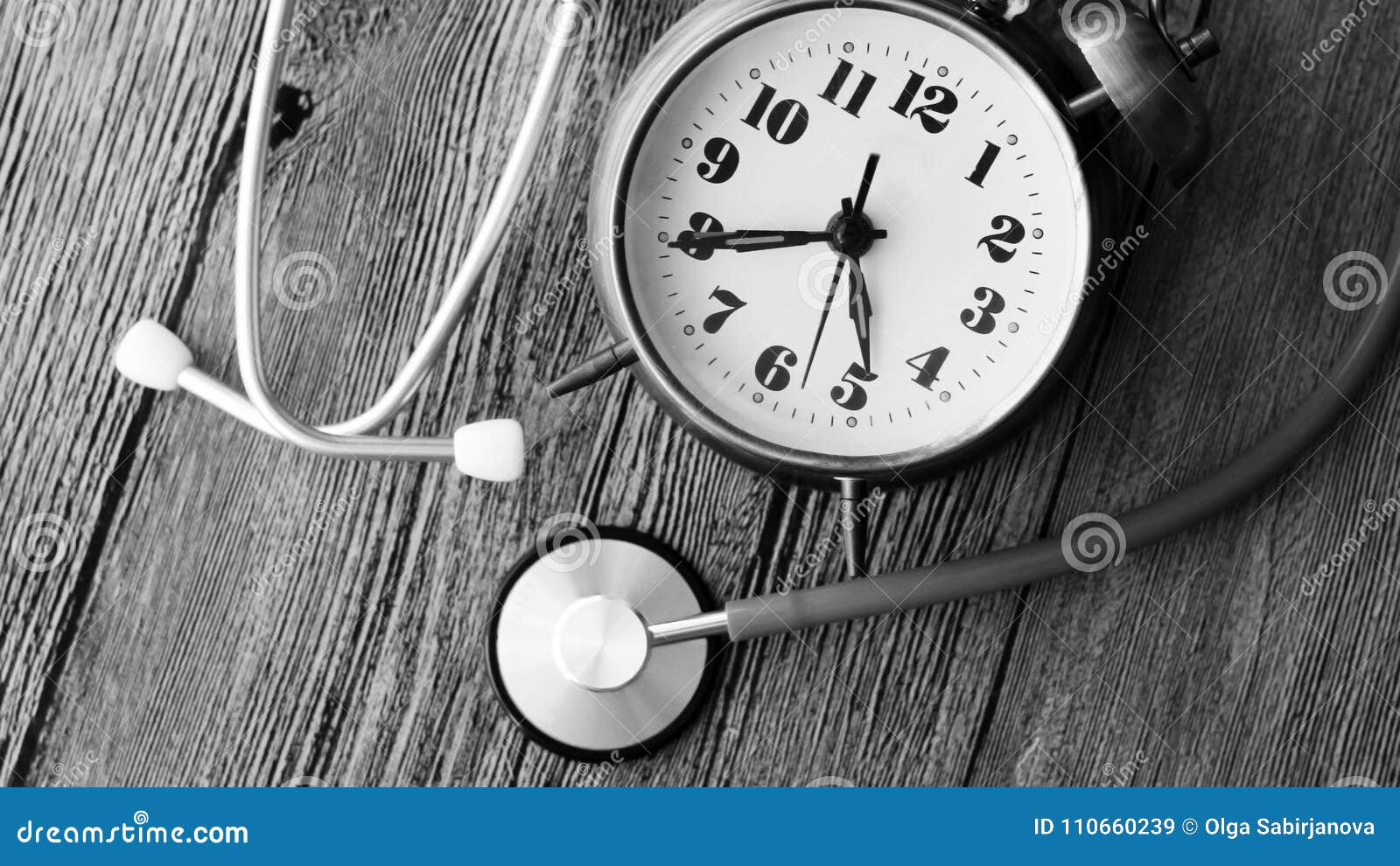 Clock Doctor, Watch and Stethoscope Medical Stock Image Image of