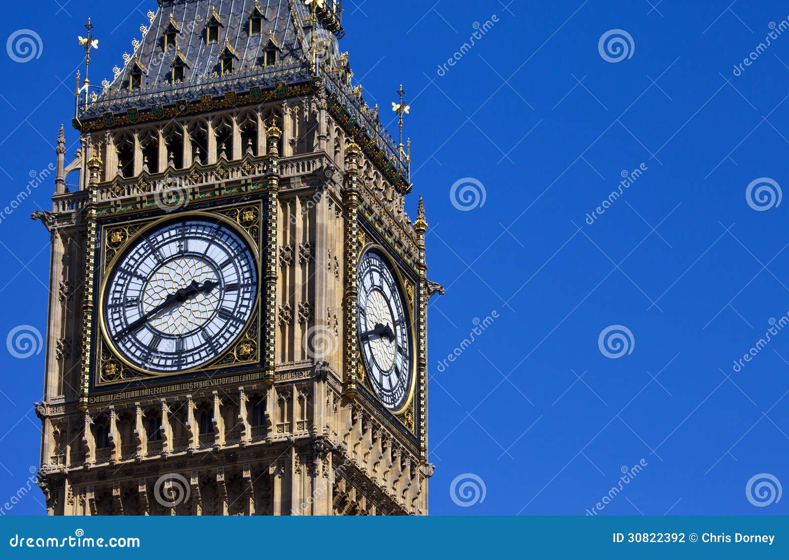 The ClockFace of Big Ben in London Stock Photo Image of city