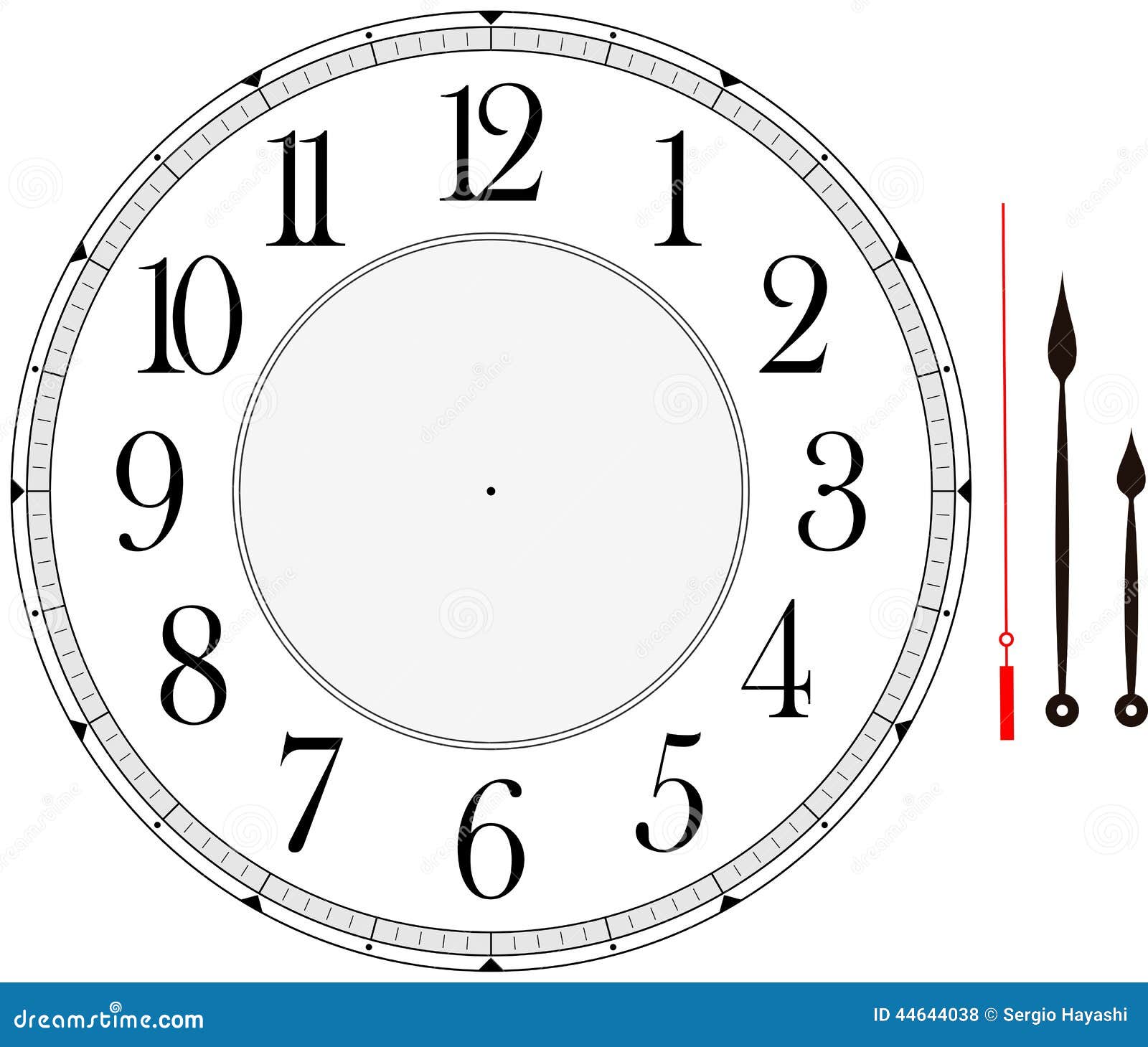 Clock Face Template Printable from thumbs.dreamstime.com