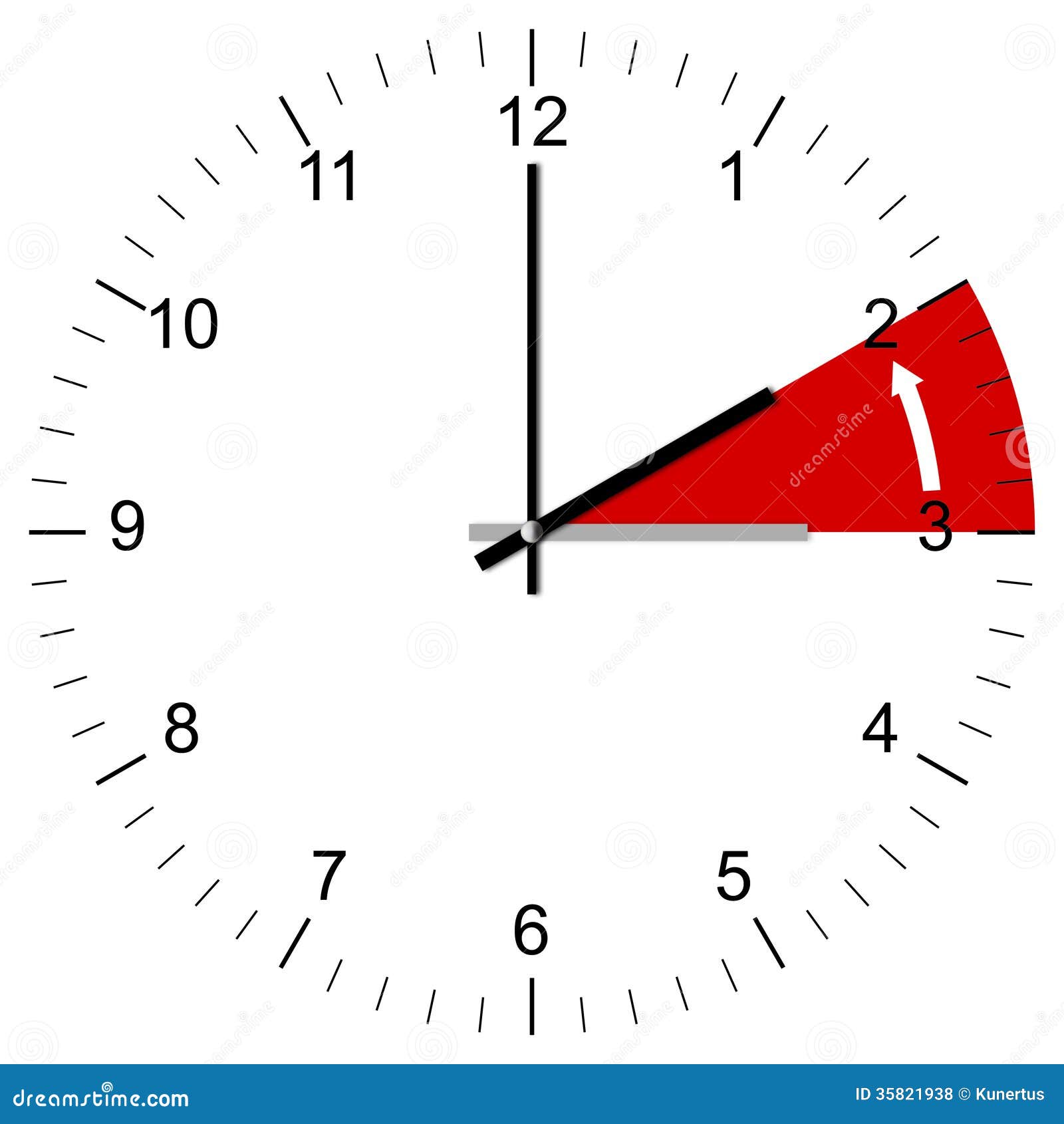 Clock Illustration End of Summer Time Stock Illustration Illustration