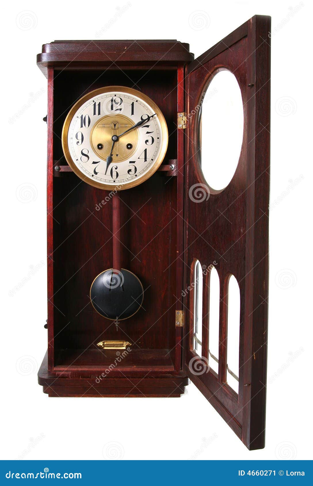 Antique Clock pendulum image Solid Brass Decorative Banner Design Graphics Website Background Instant Digital Download One Photo only!