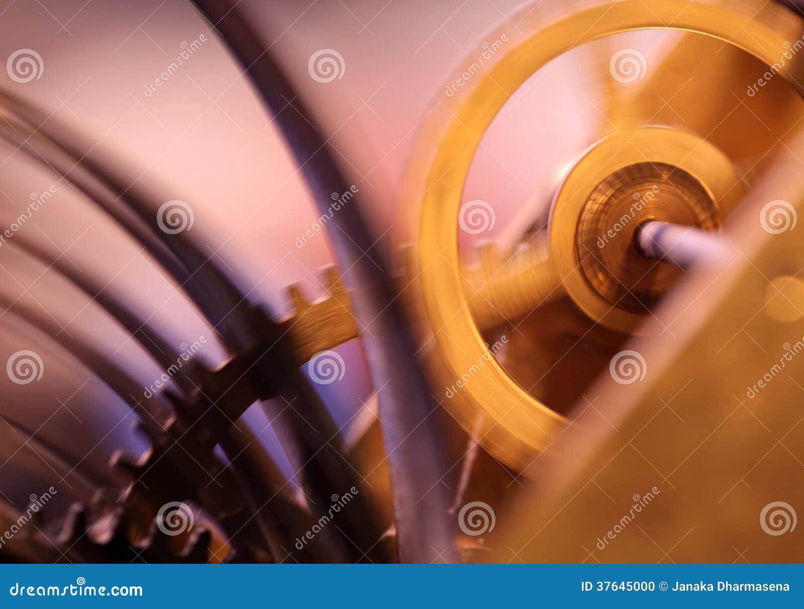 Clock mechanism stock photo. Image of precision, machinery 37645000